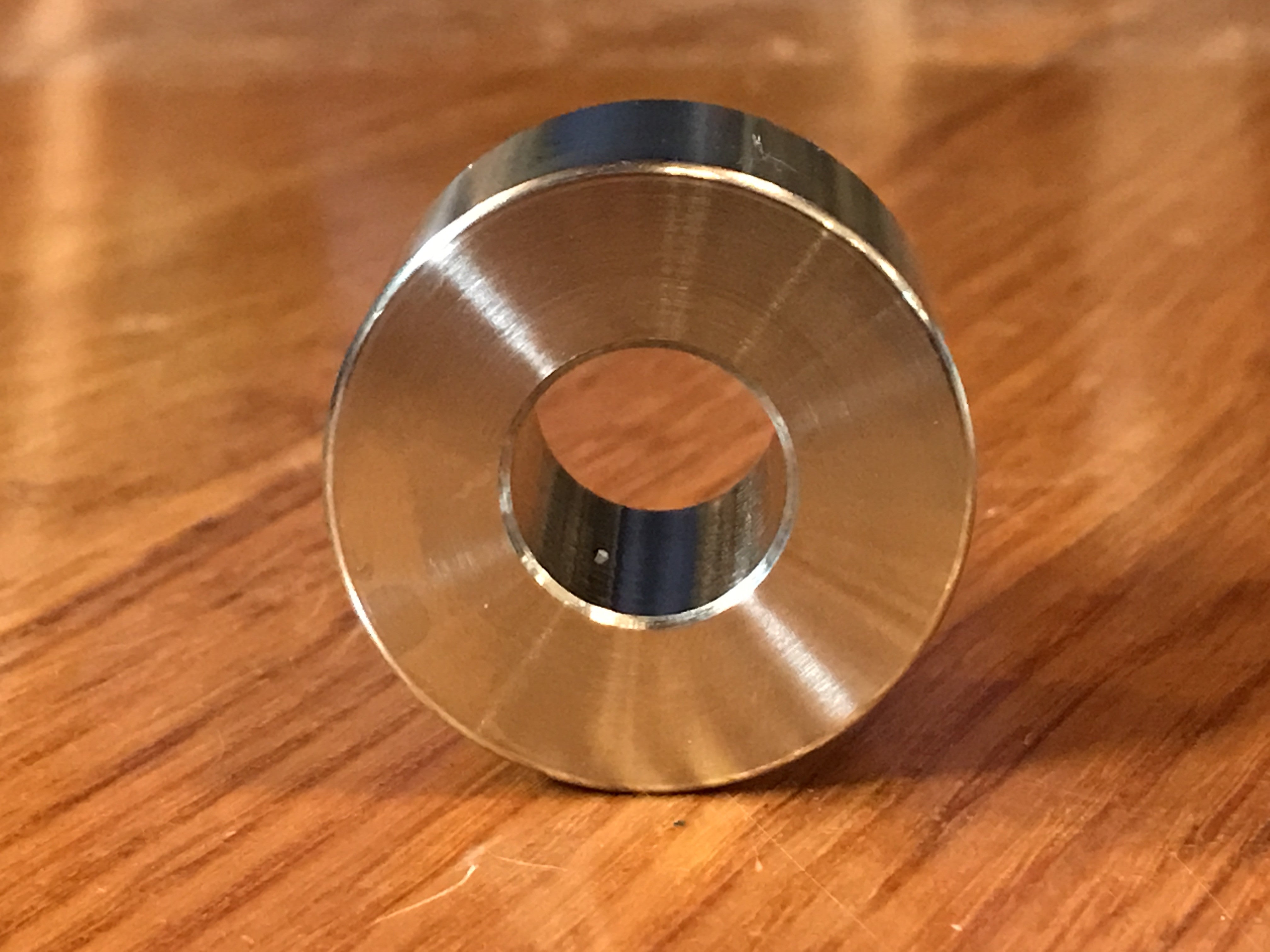 EXTSW .632” ID x 1.490" OD x 1” Thick 316 Stainless Spacer