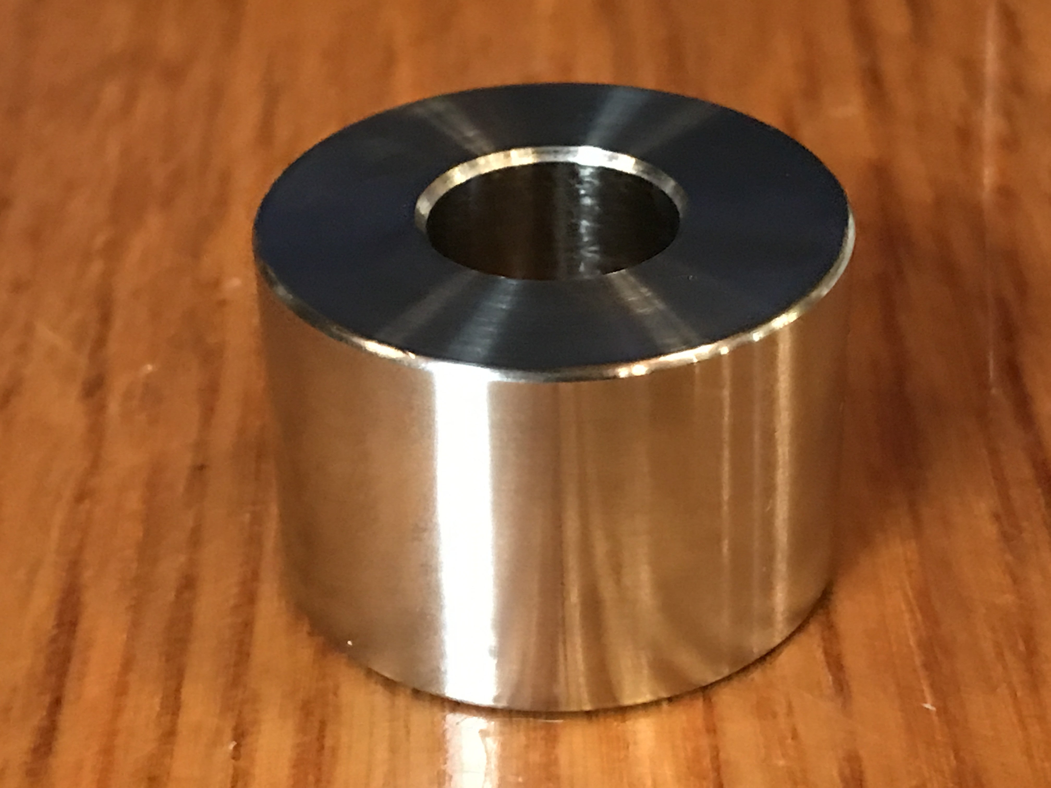EXTSW .632” ID x 1.490" OD x 1” Thick 316 Stainless Spacer
