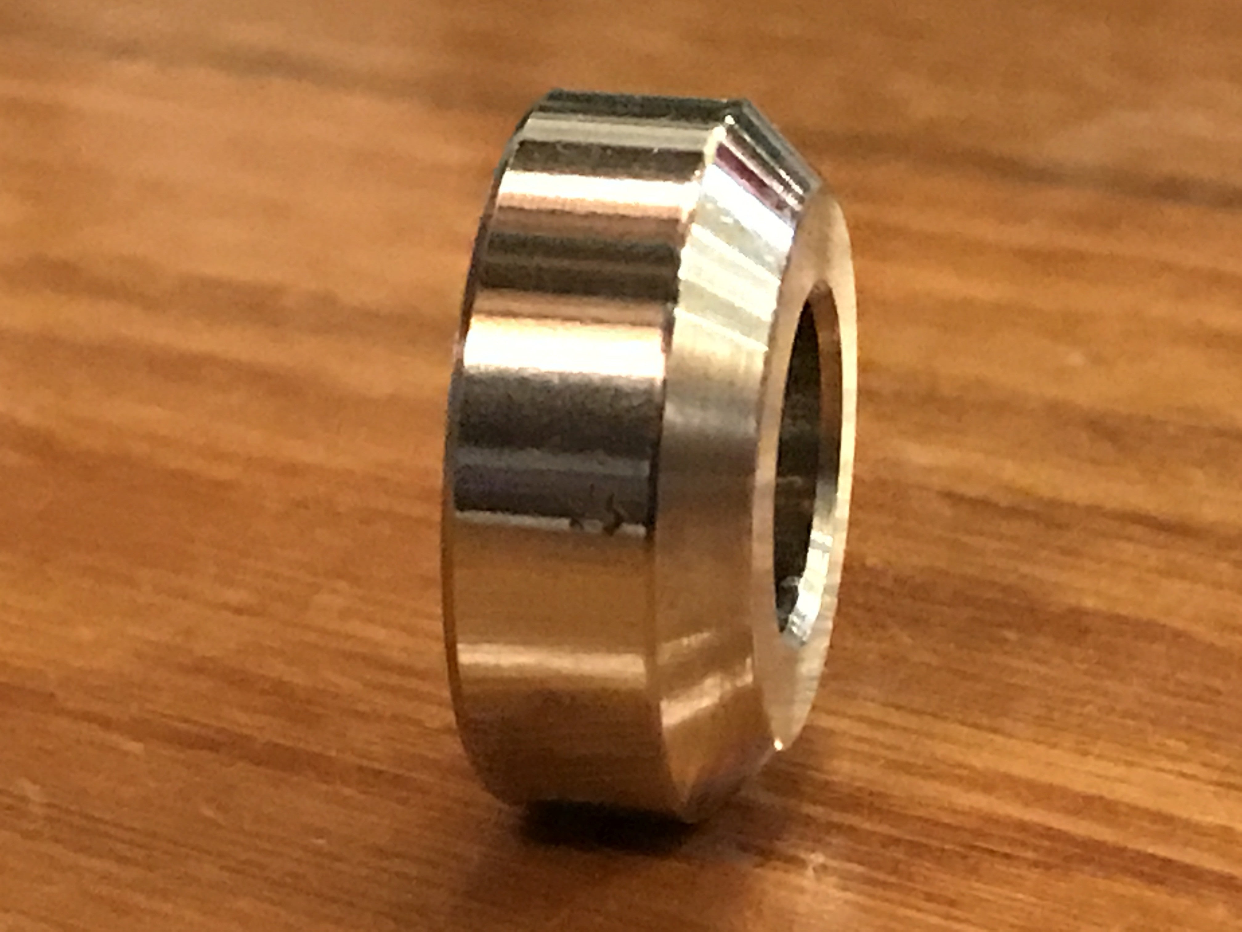 extsw 7/16” ID x 15/16” OD x 3/8” thick beveled 304 Stainless Washer