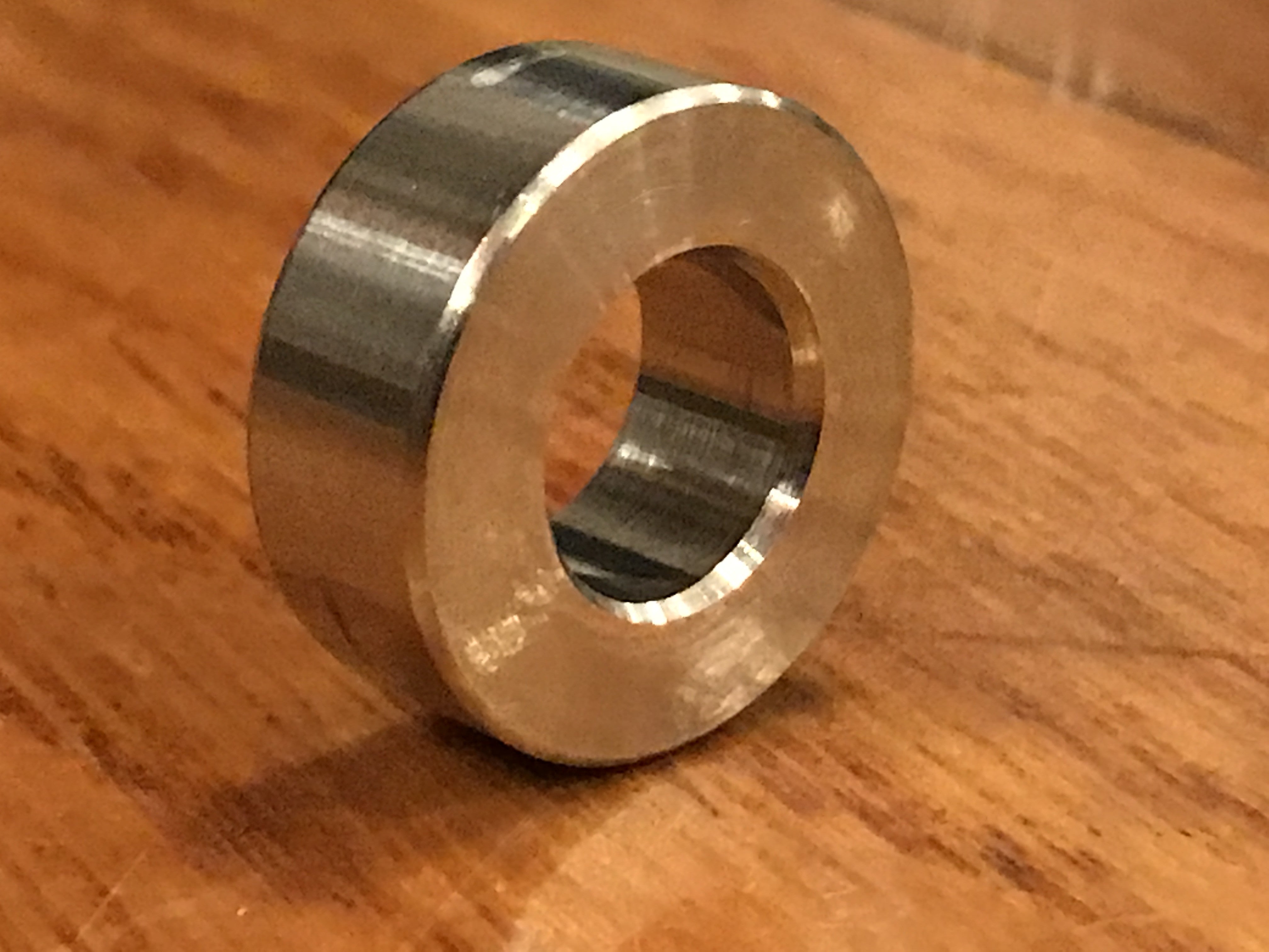 EXTSW .507" ID x .990" OD x 3/8” Thick 316 Stainless Spacer