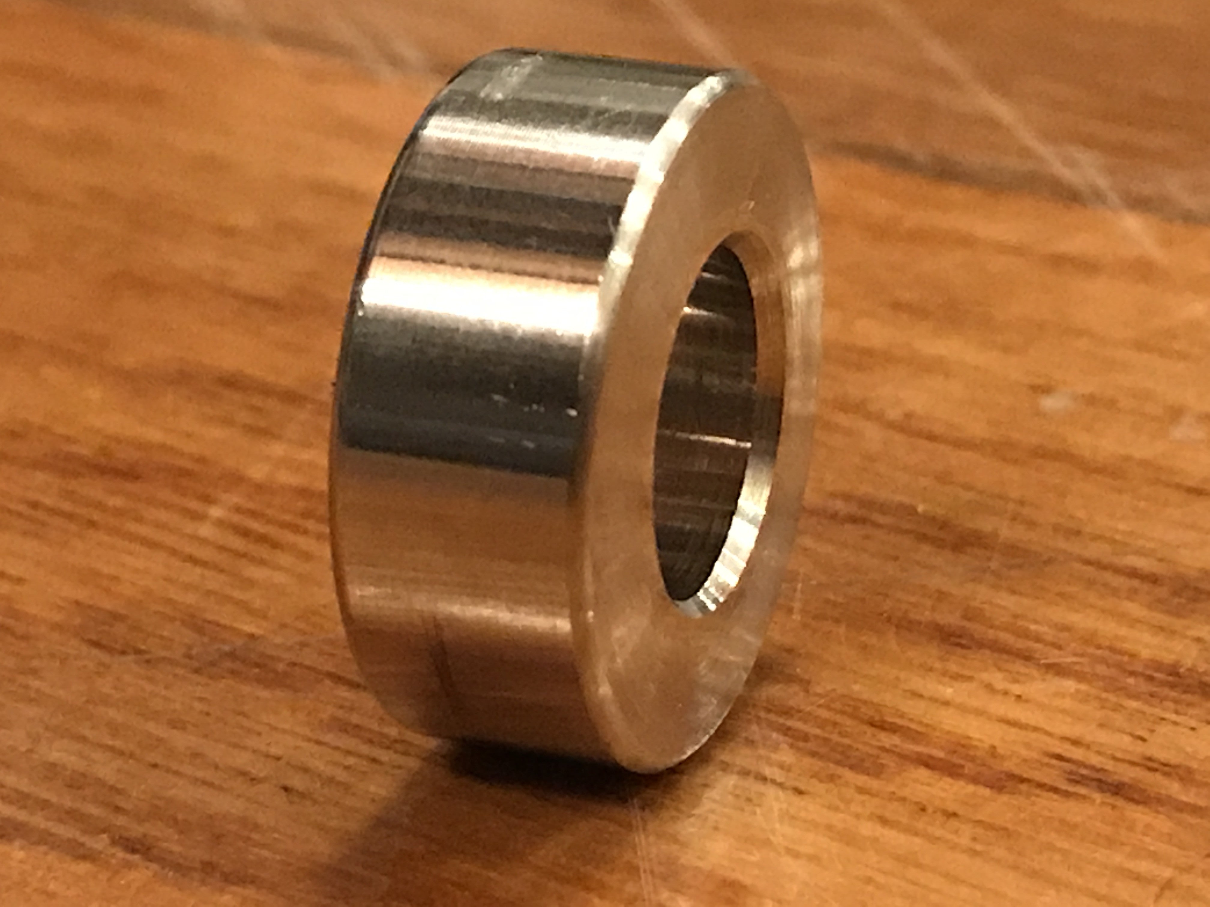 EXTSW .507" ID x .990" OD x 3/8” Thick 316 Stainless Spacer