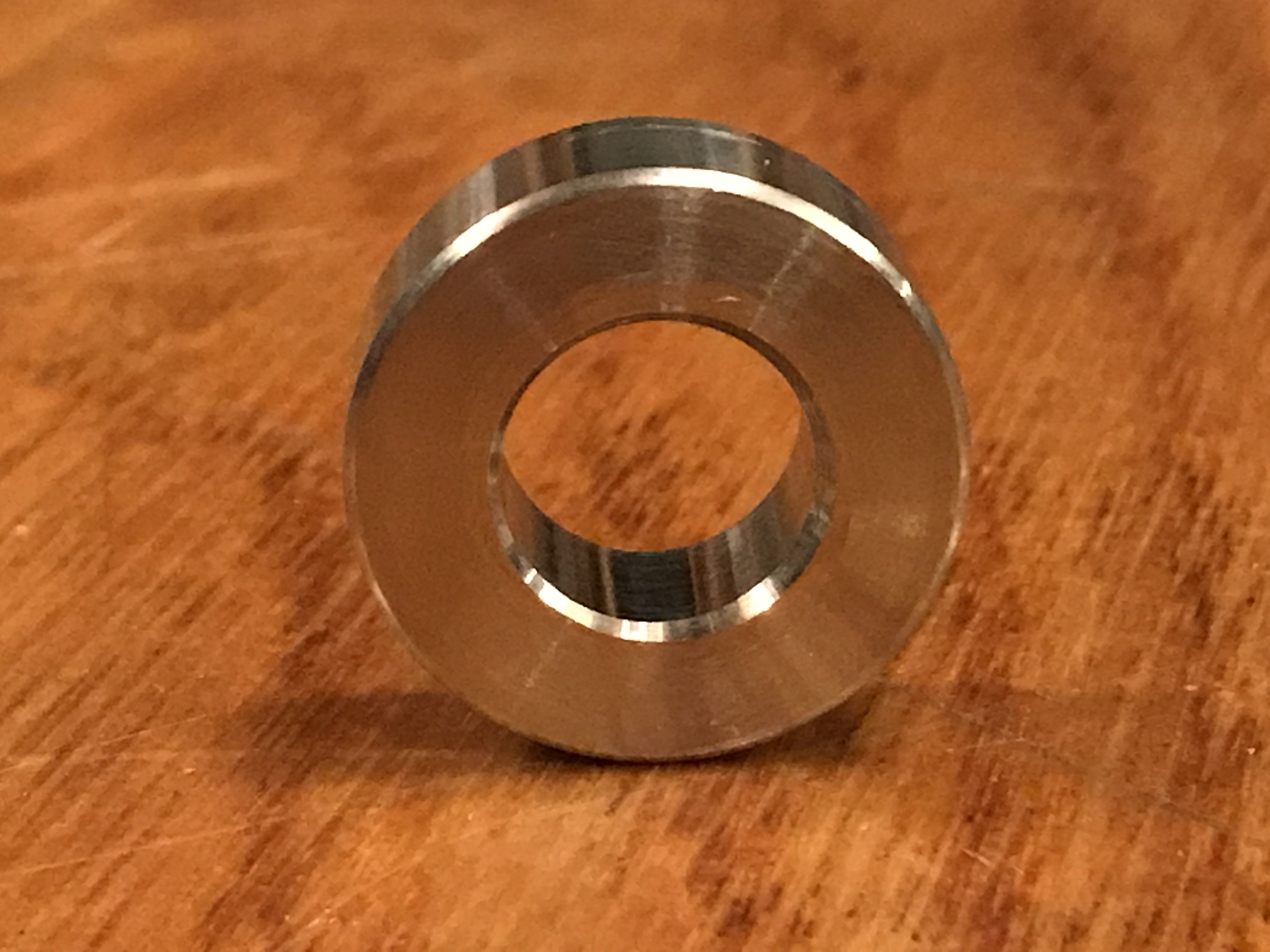 EXTSW .507" ID x .990" OD x 3/8” Thick 316 Stainless Spacer