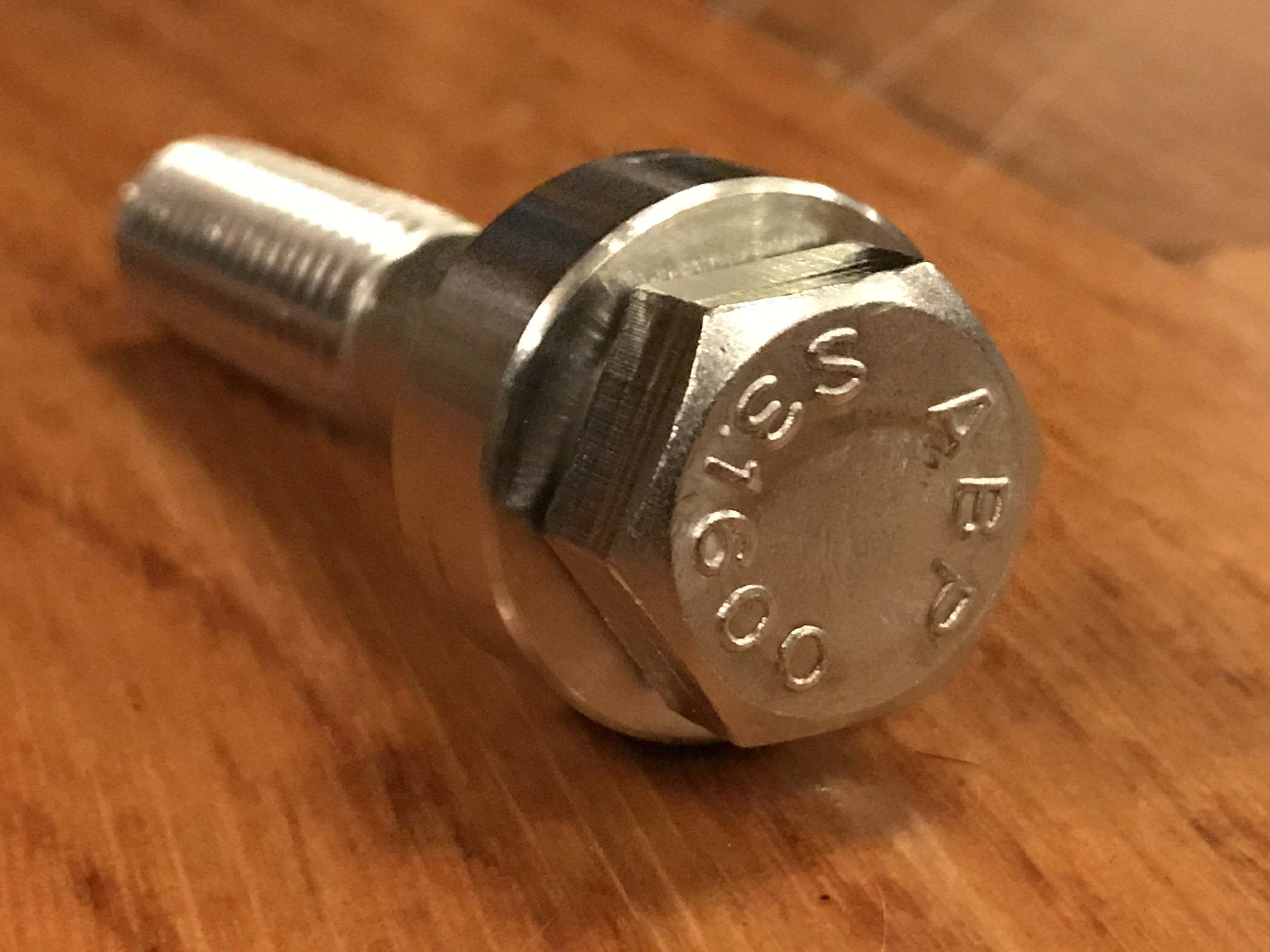 EXTSW .507" ID x .990" OD x 3/8” Thick 316 Stainless Spacer