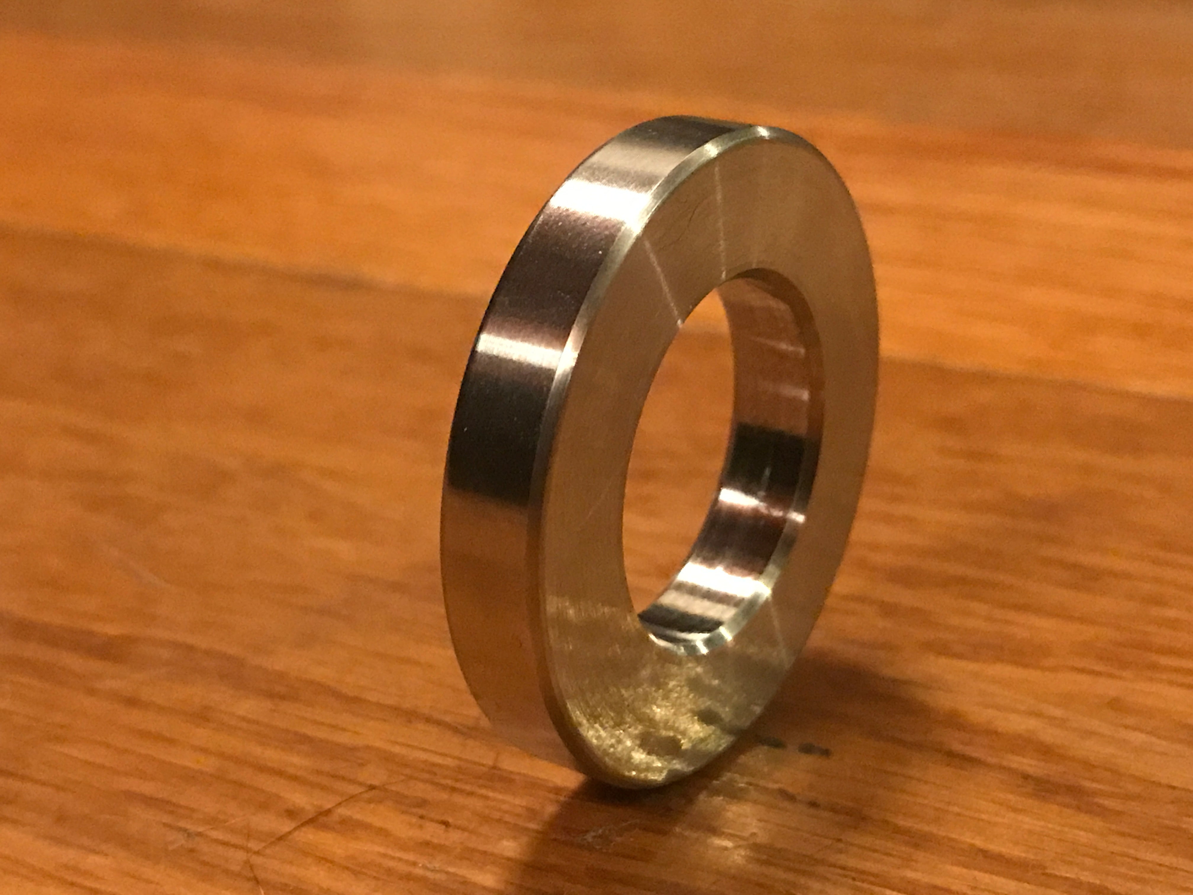 EXTSW 21.05 mm ID x 37.85 mm OD x 6.35 mm Thick 304 Stainless Washer