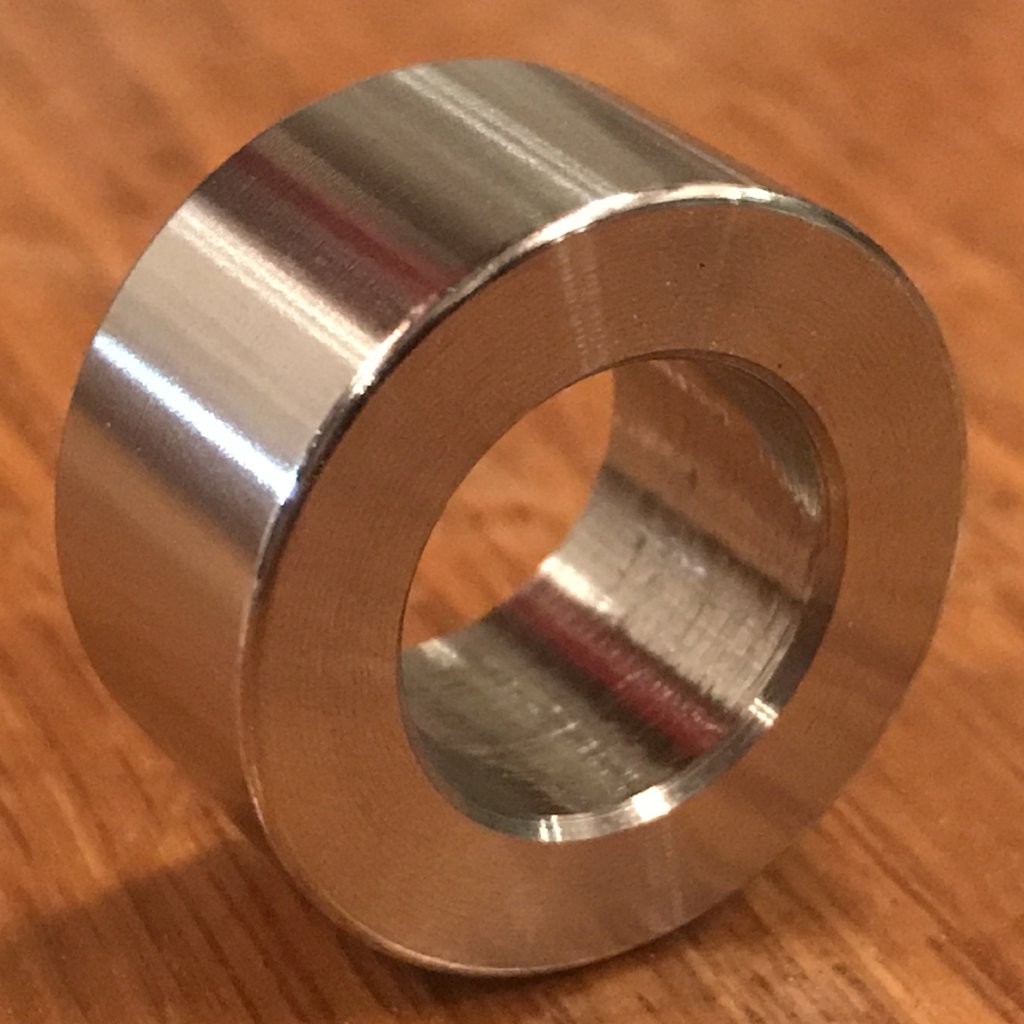 EXTSW 9/16" ID x .990" OD x 1/2" Thick 304 Stainless Spacer