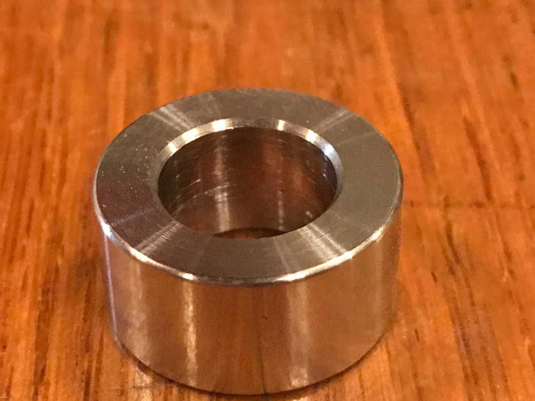 EXTSW 9/16" ID x .990" OD x 1/2" Thick 304 Stainless Spacer