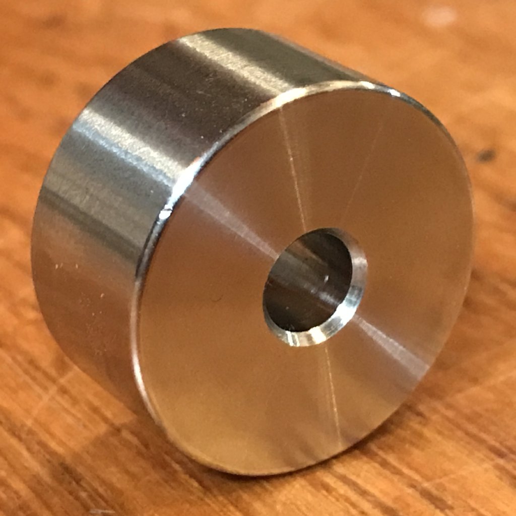 EXTSW .257” ID x .990" OD x 1/2” Long 316 Stainless Spacer