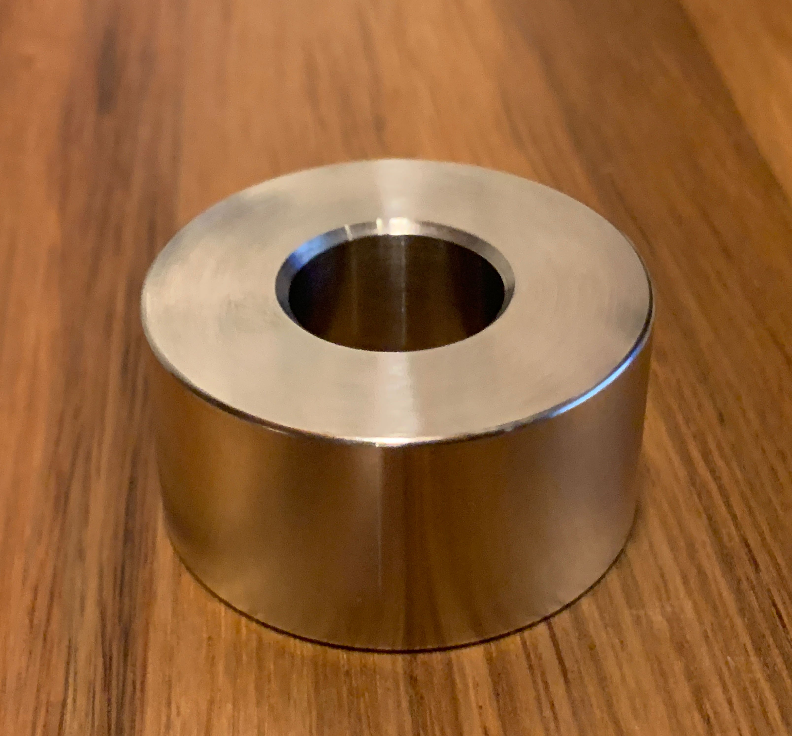 EXTSW .632” ID x 1.490" OD x 7/8" Thick 316 Stainless Spacer