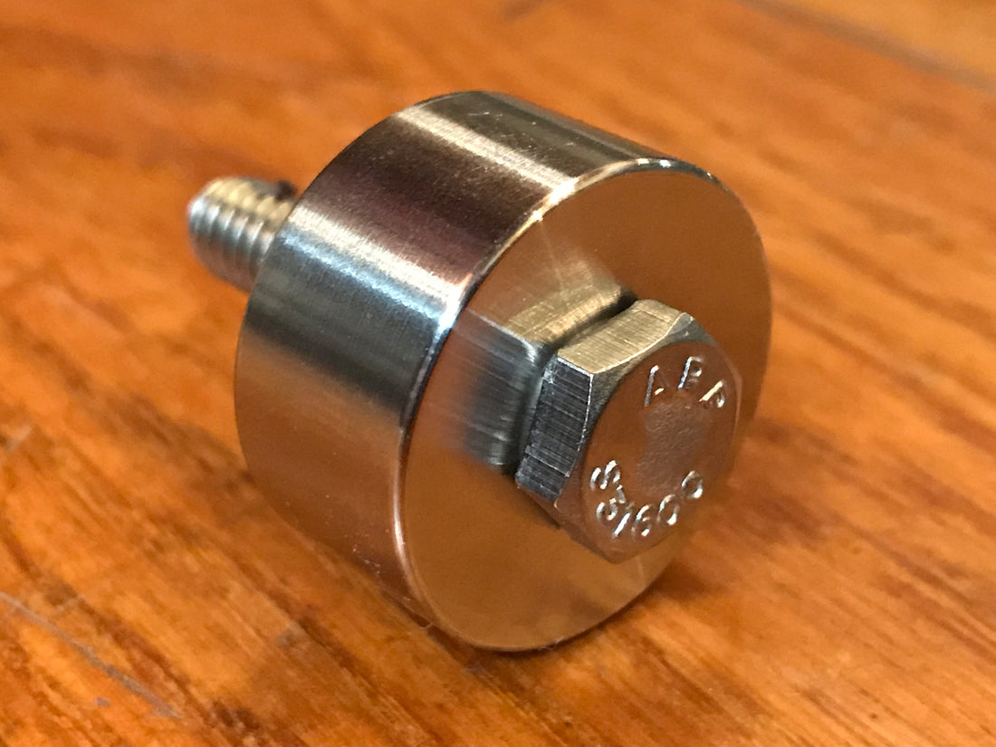 EXTSW .257” ID x .990" OD x 1/2” Long 316 Stainless Spacer