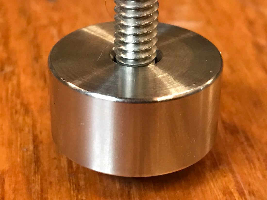 EXTSW .257” ID x .990" OD x 1/2” Long 316 Stainless Spacer
