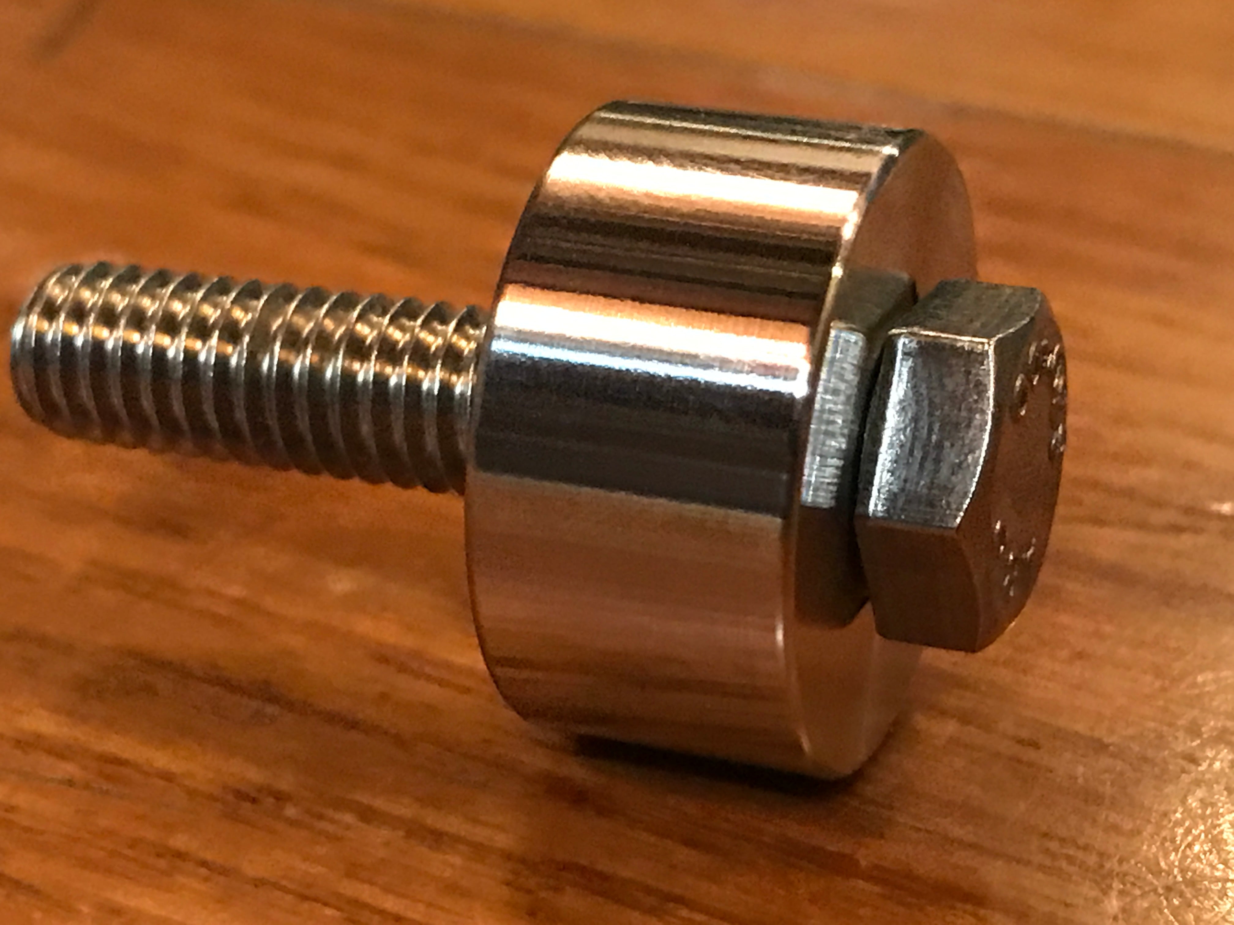 EXTSW .323" ID x .990" OD x 1/2” Thick 316 Stainless Spacer