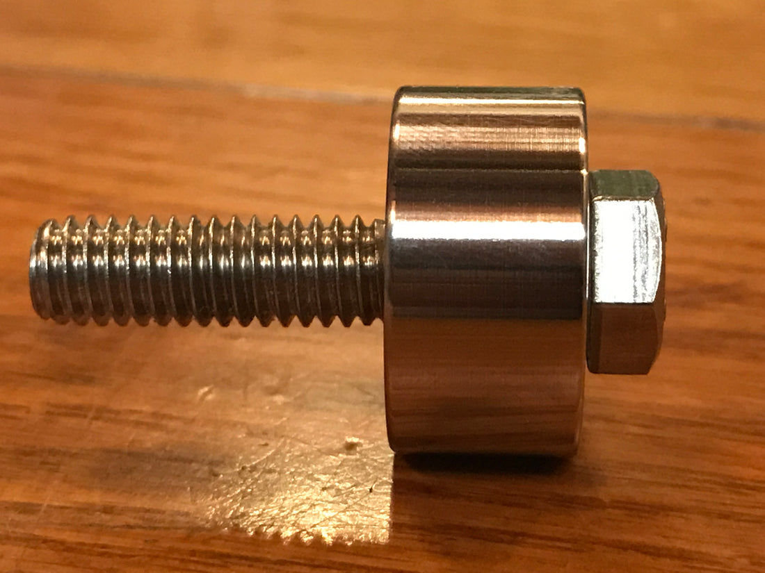 EXTSW .323" ID x .990" OD x 1/2” Thick 316 Stainless Spacer