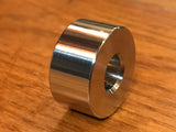 (200 pc) Custom EXTSW 3/8” ID x ( 1” / .990") OD x 1/2” Thick 316 Stainless Spacers