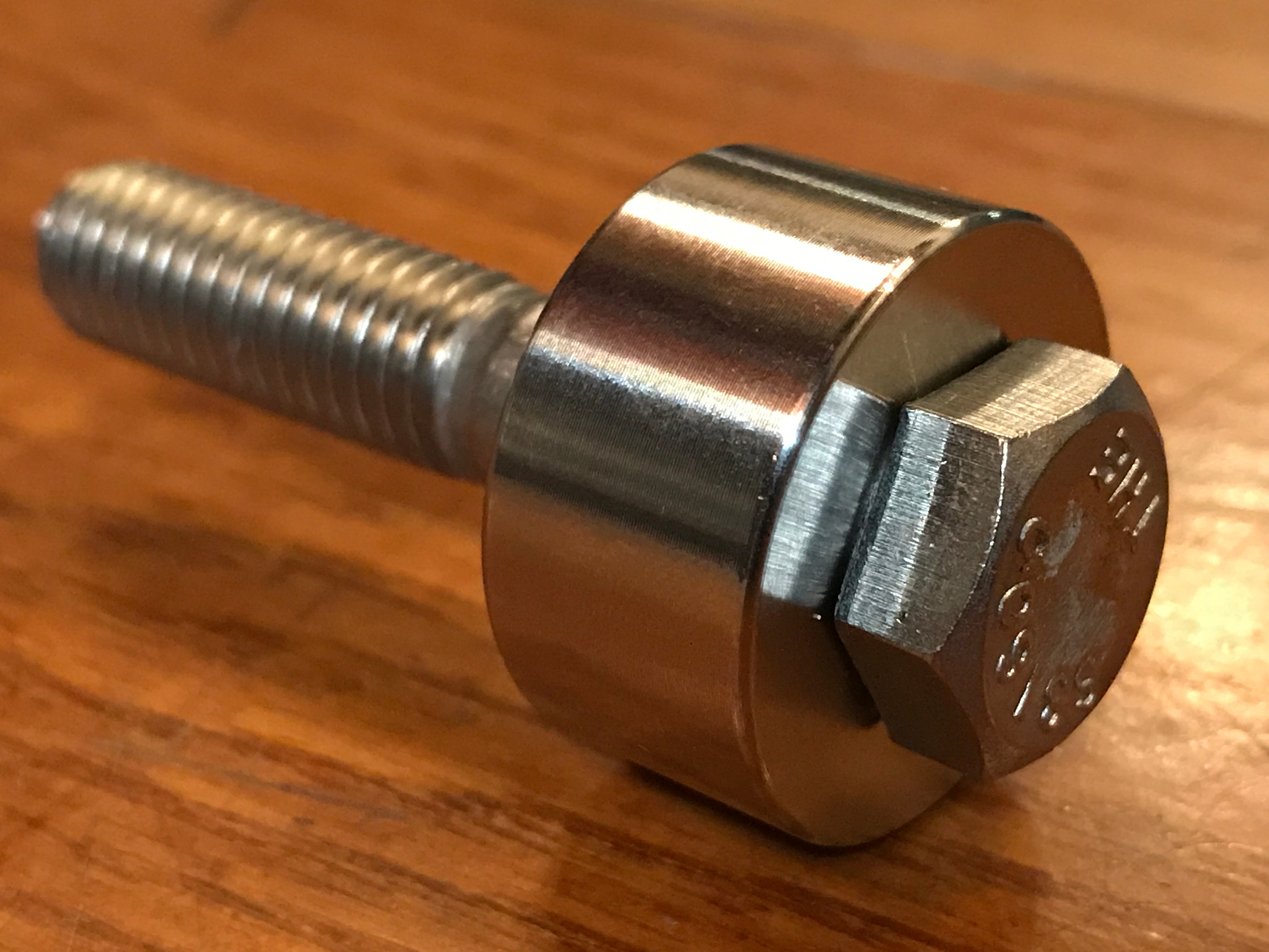EXTSW .383" ID x .990"  OD x 425” Thick 316 Stainless Spacer