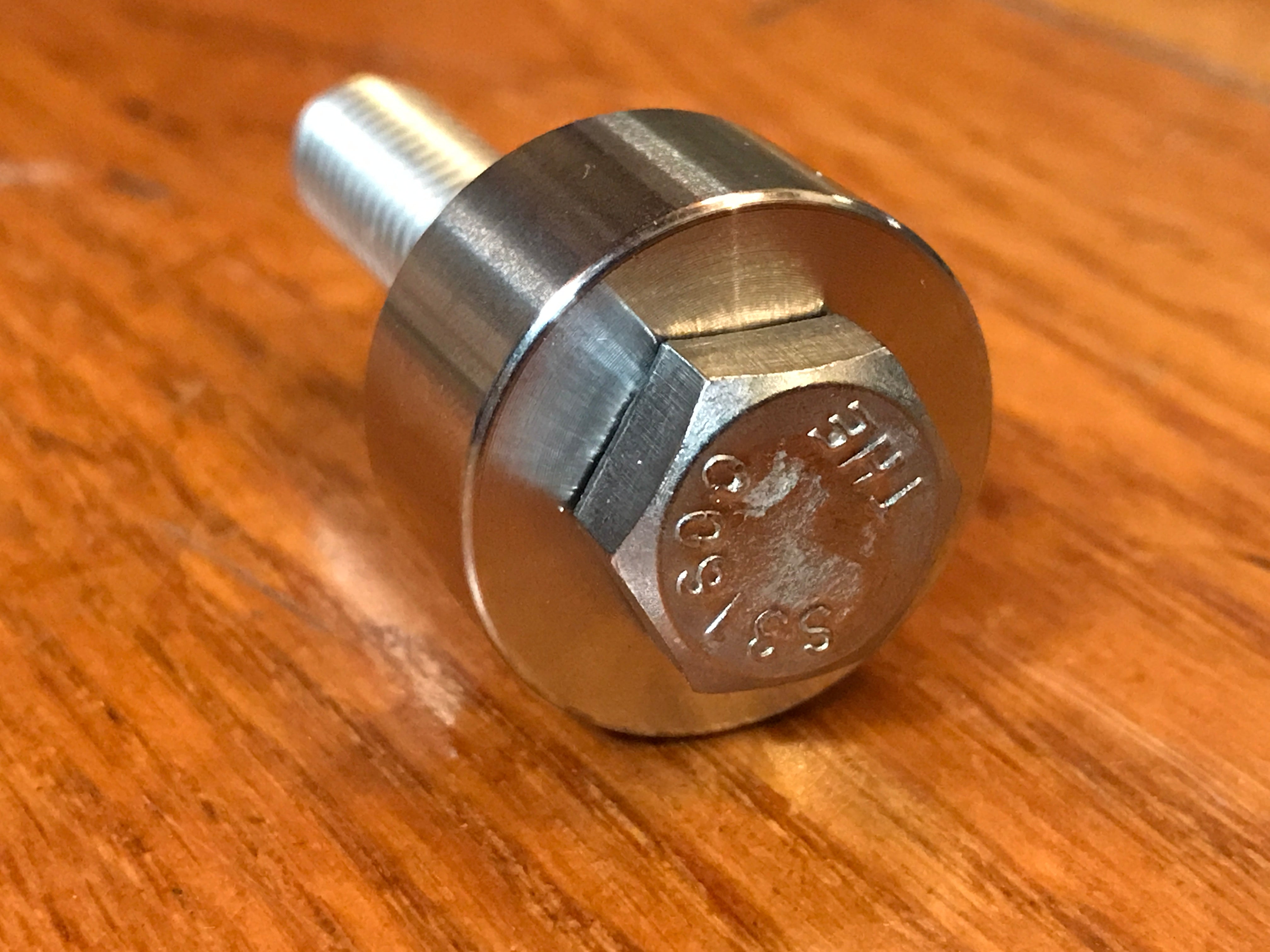 EXTSW .383” ID x 1.115" OD x 1/2” Thick 316 Stainless Spacer