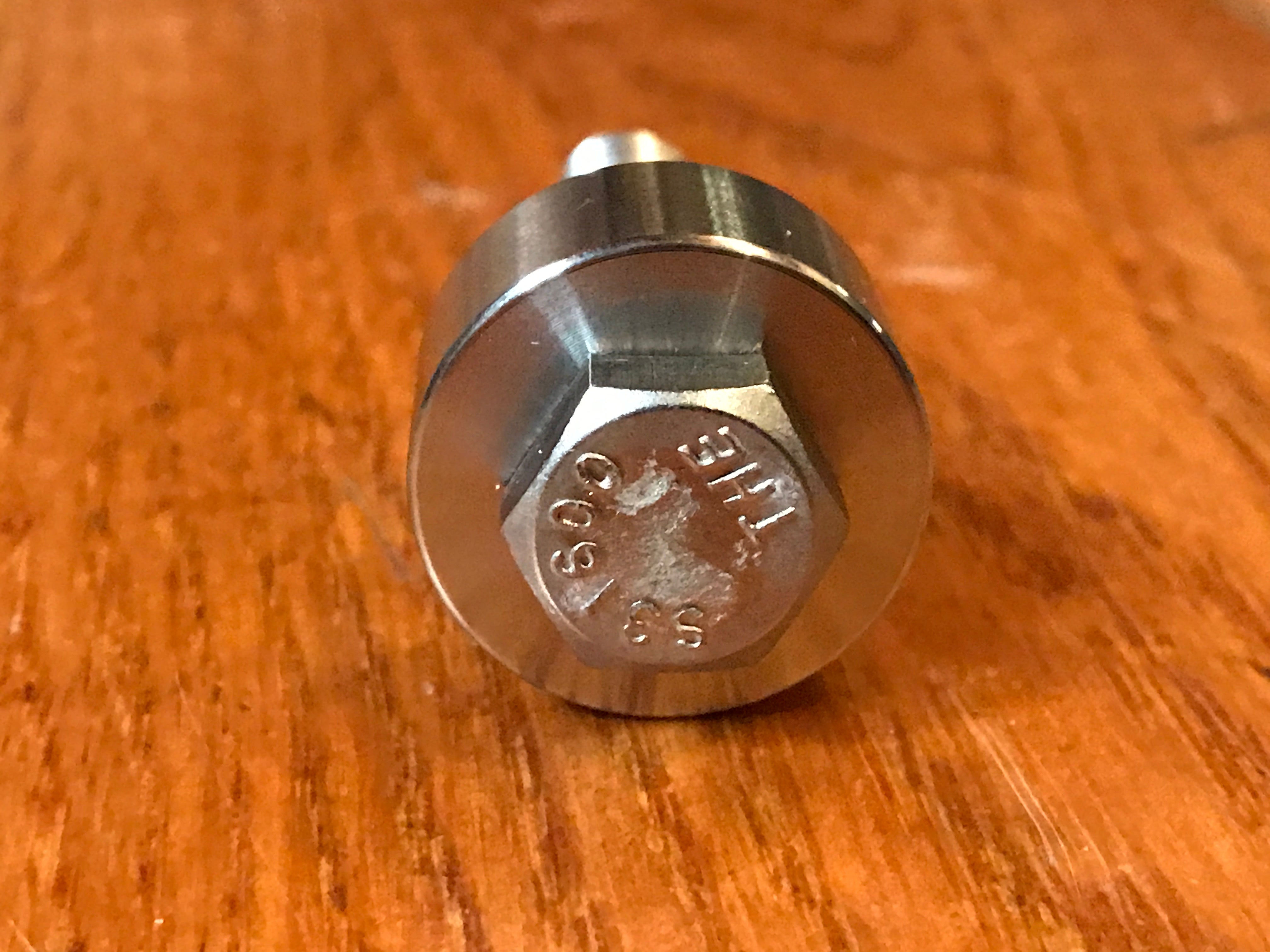 EXTSW .383" ID x .990" OD x 1/2” Thick 316 Stainless Spacer