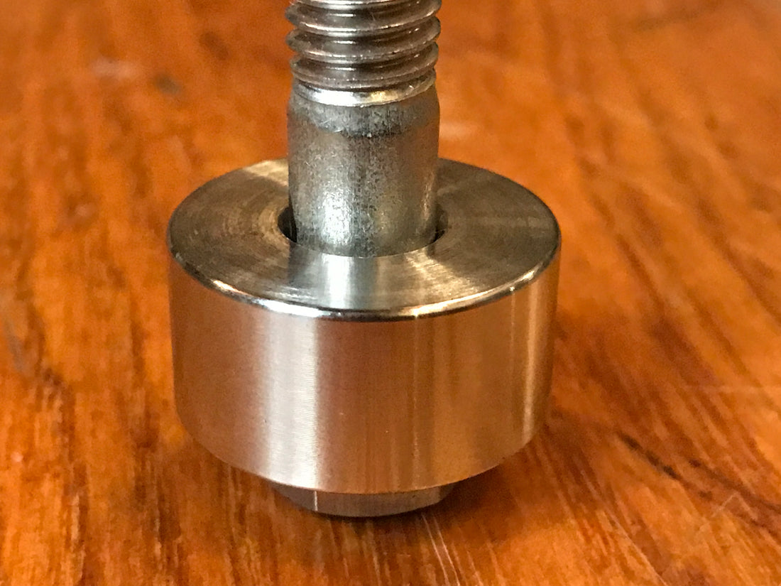EXTSW .383” ID x .990" OD x 1/2” Thick 304 Stainless Spacer