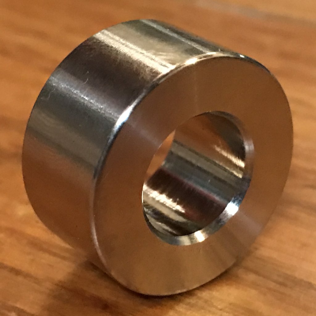 EXTSW 1/2” ID x .990" OD x 1/2” Thick 304 Stainless Spacer