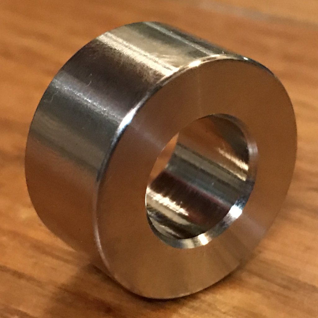 EXTSW .507" ID x .990" OD x 1/2” Thick 316 Stainless Spacer