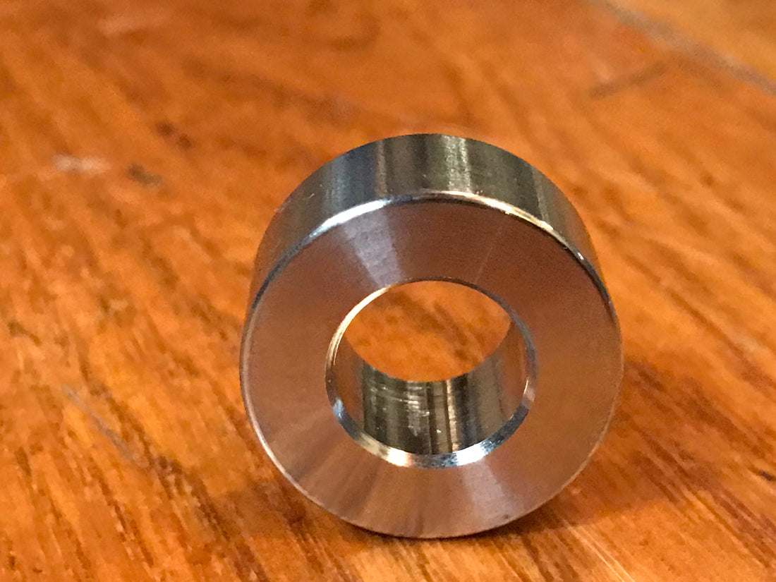 EXTSW 1/2” ID x .990" OD x 1/2” Thick 304 Stainless Spacer