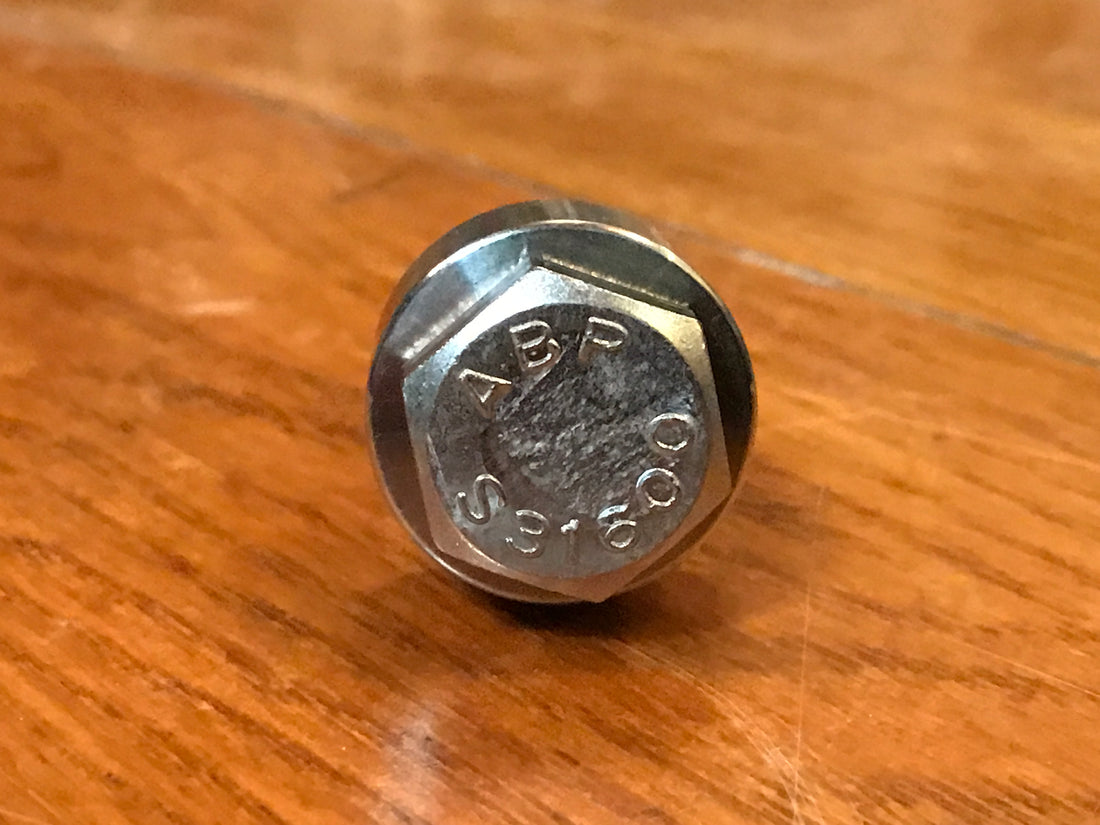 EXTSW 1/2” ID x .990" OD x 1/2” Thick 304 Stainless Spacer
