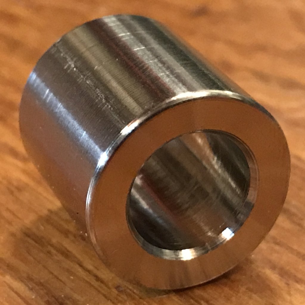 EXTSW .443” ID x .740” OD x 11/16" long 316 Stainless Spacer