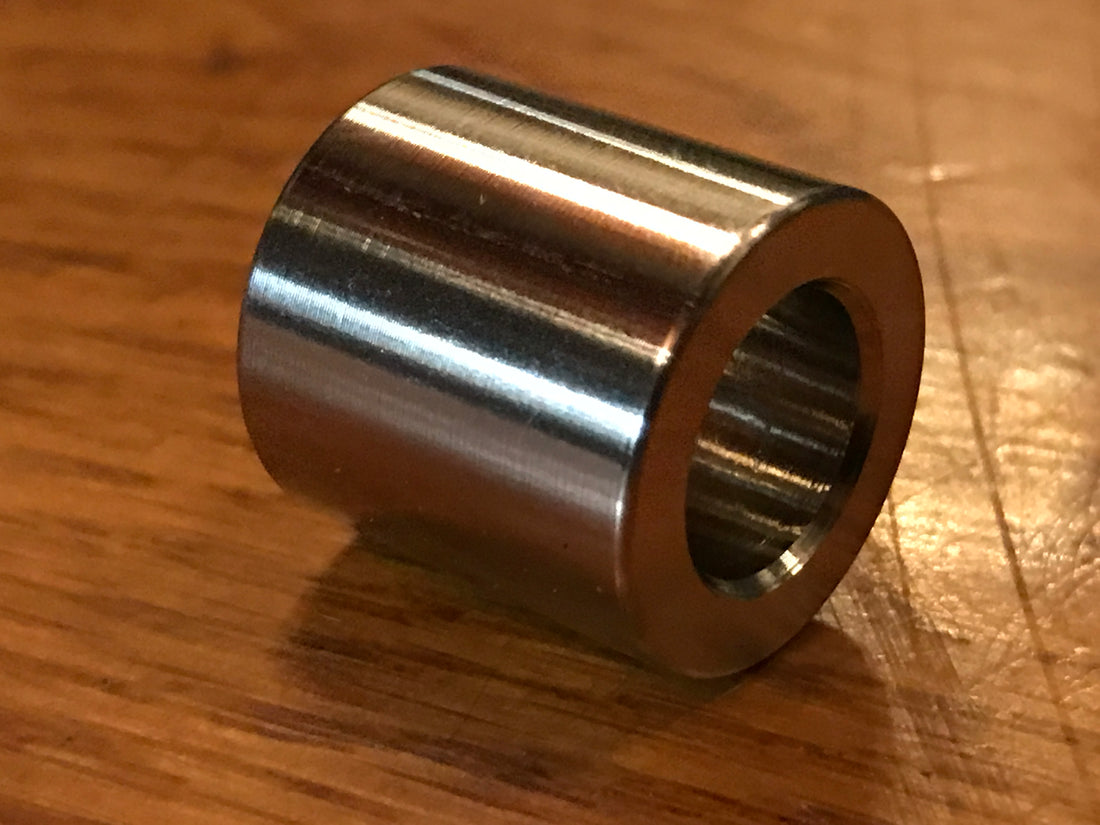 EXTSW 7/16” ID x .740" OD x 3/4" Thick 304 Stainless Steel Spacer