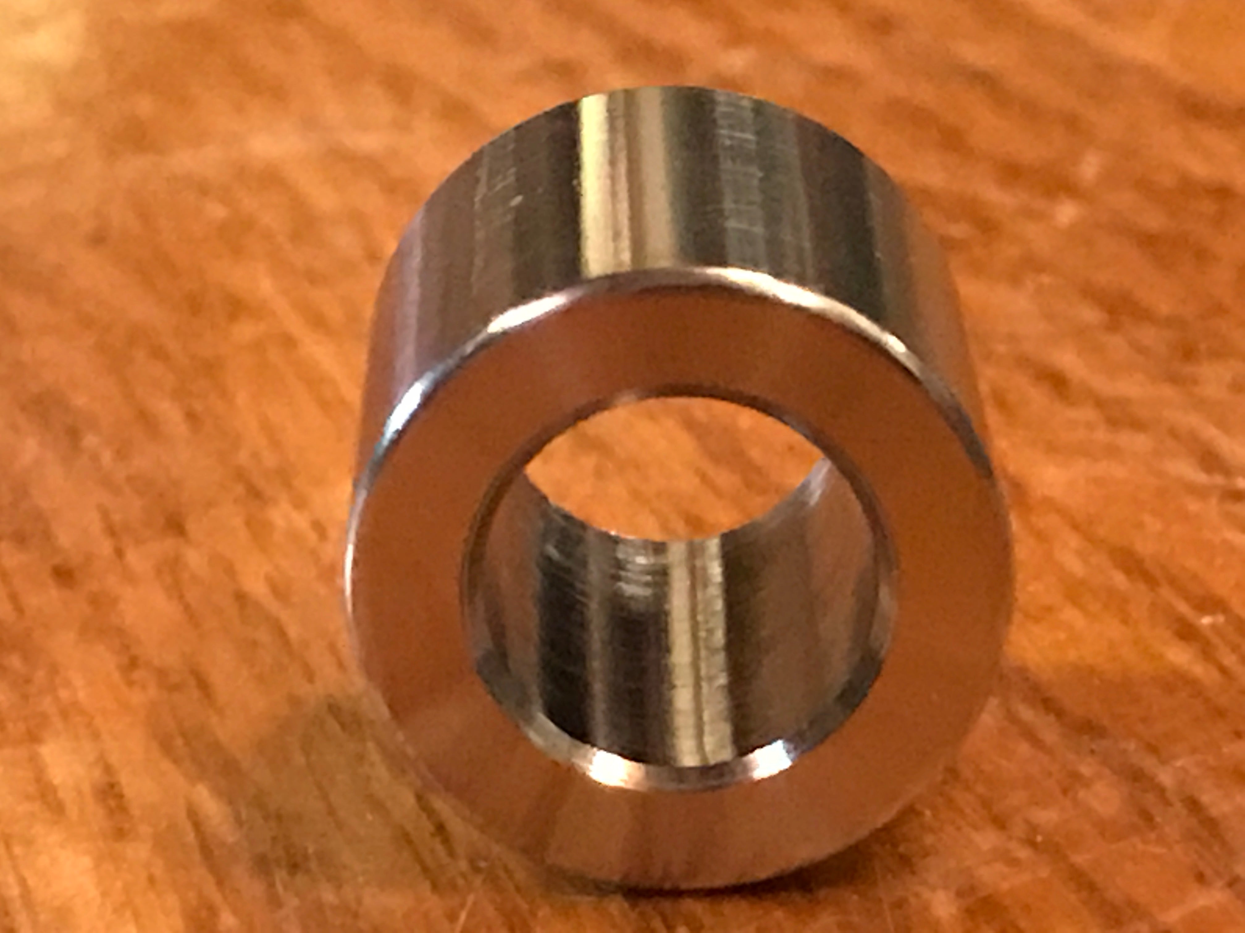 EXTSW .443” ID x .740” OD x 11/16" long 316 Stainless Spacer