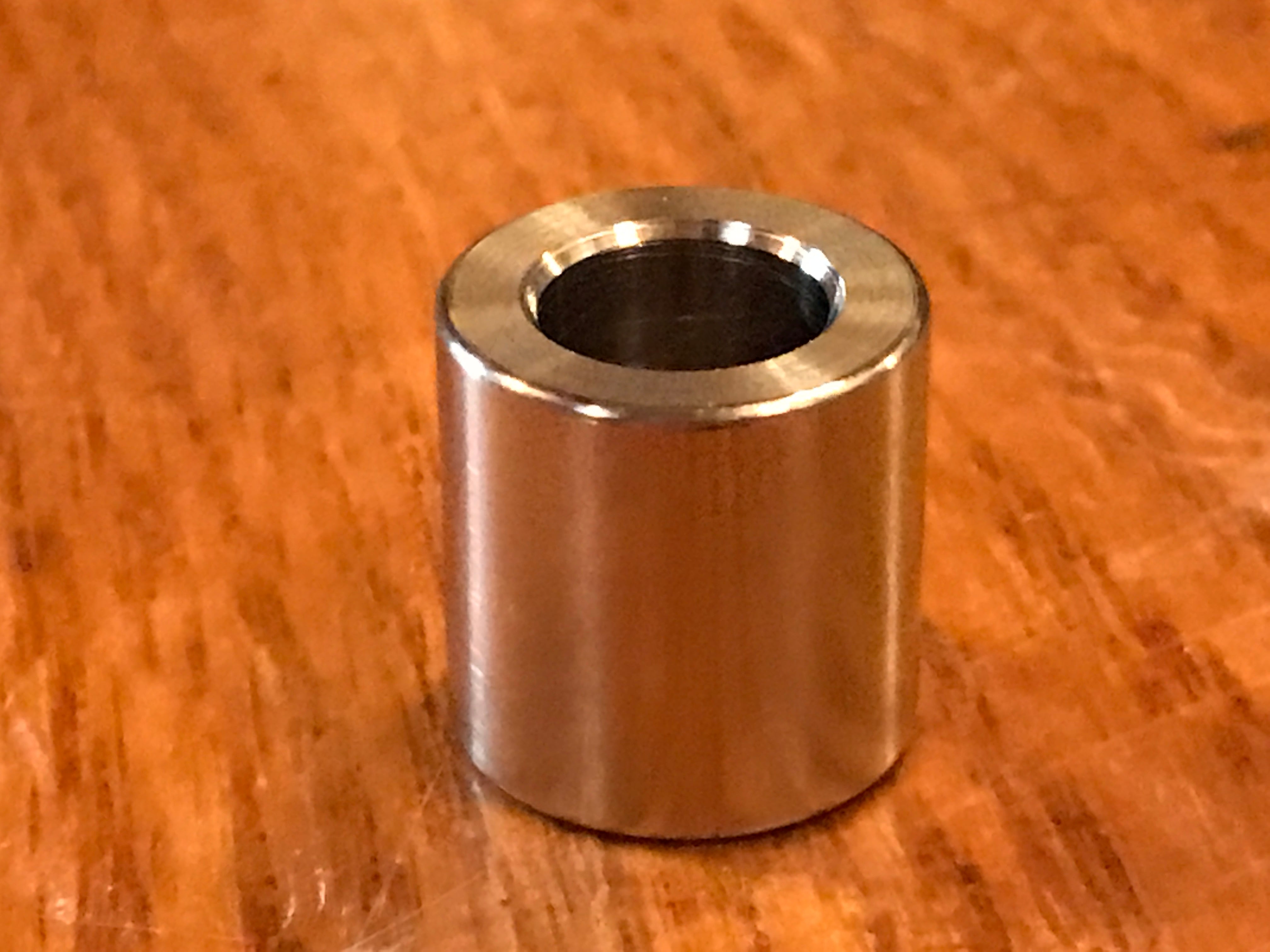 EXTSW .443” ID x .740” OD x 11/16" long 316 Stainless Spacer
