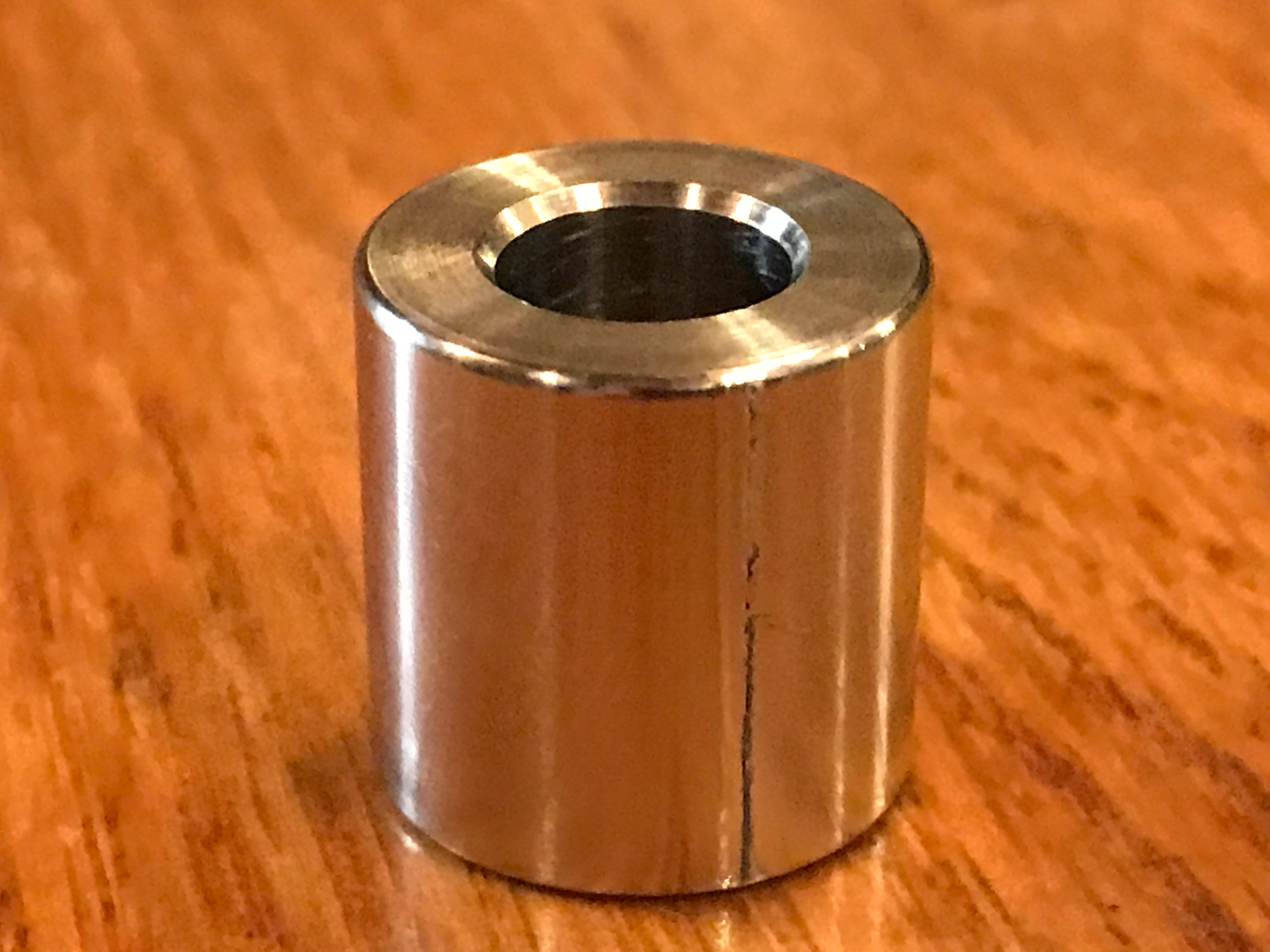 EXTSW .383” ID x .740" OD x 3/4" Long 316 Stainless Spacer