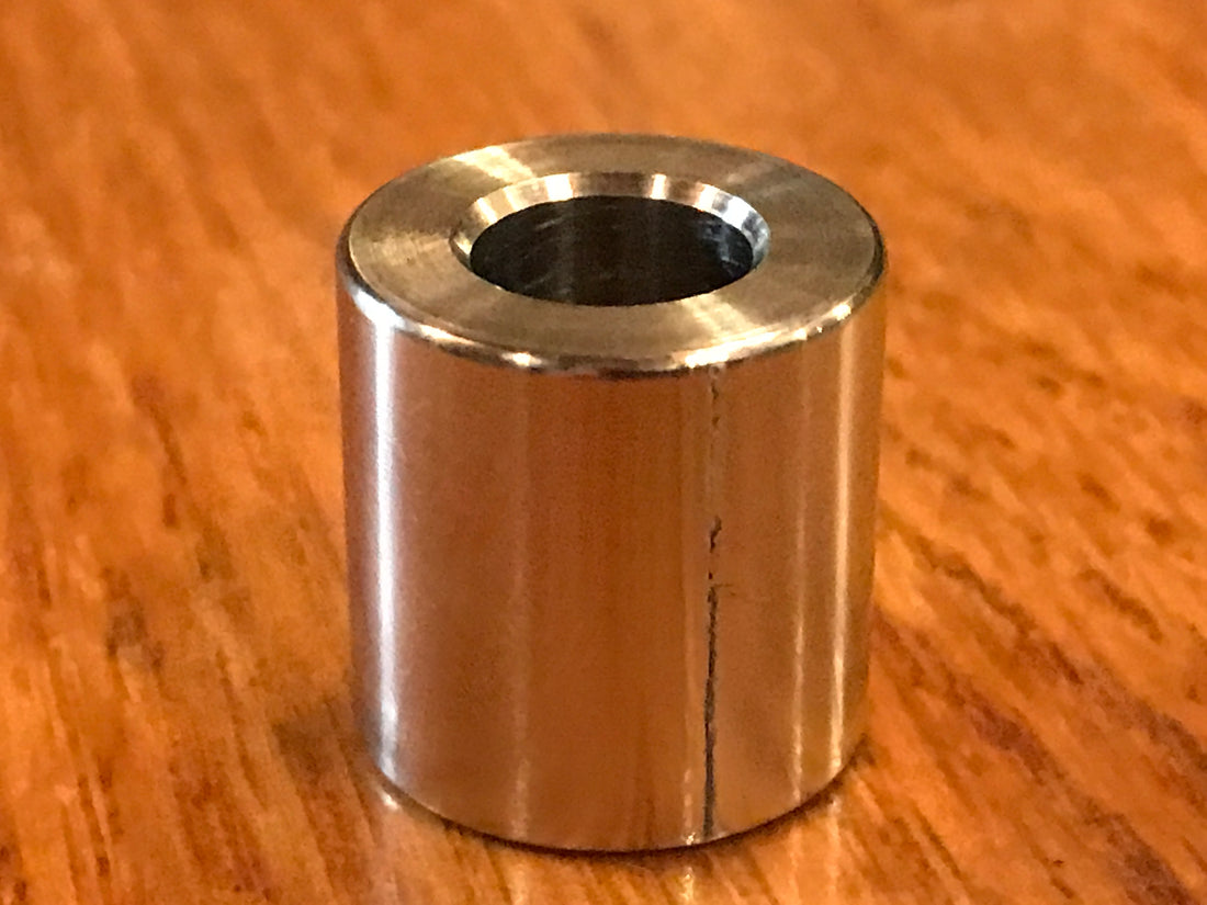 EXTSW .383” ID x .740" OD x 3/4" Long 316 Stainless Spacer