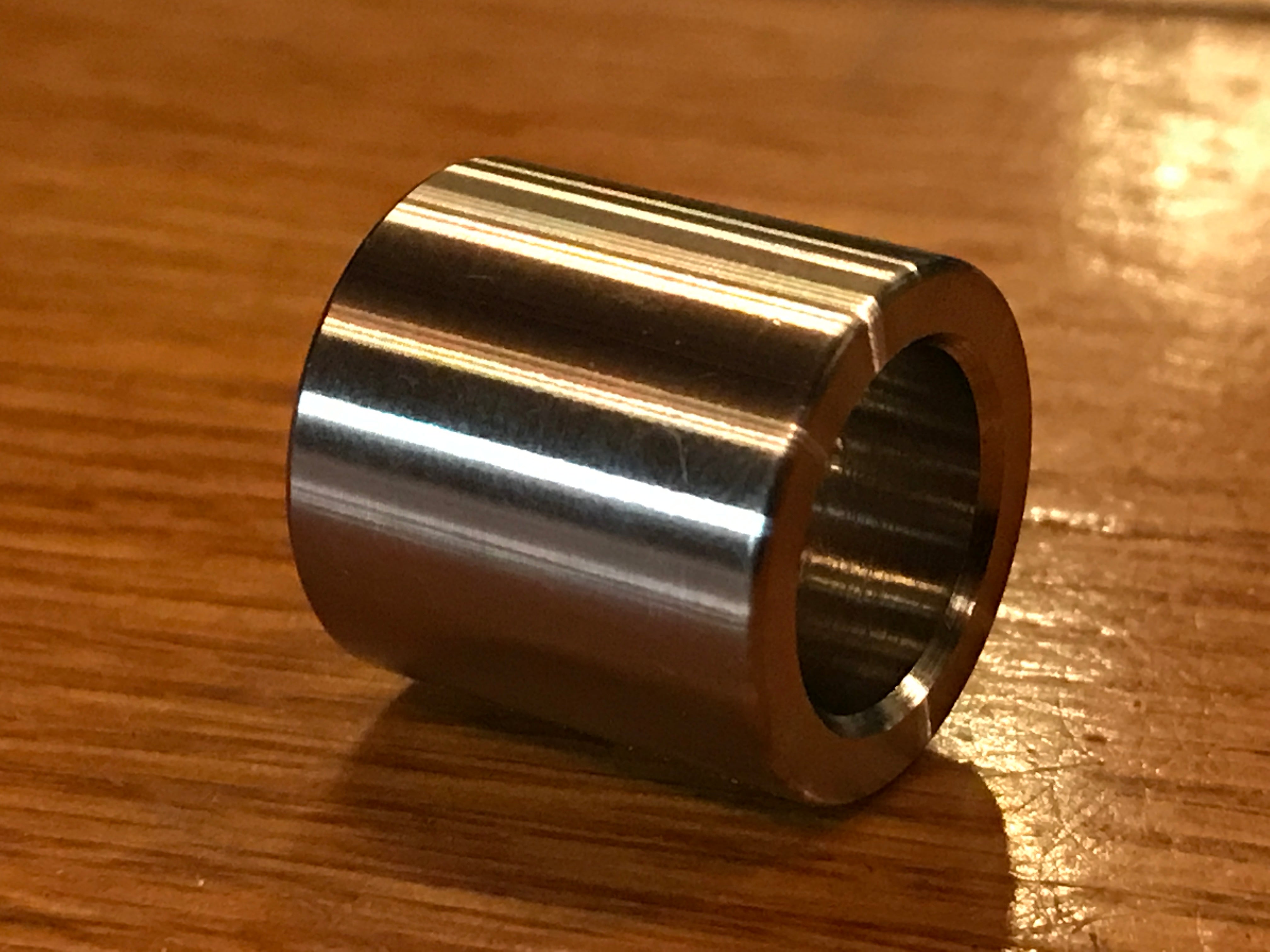 EXTSW .507” ID x .740" OD x 3/4" Long 316 Stainless Spacer