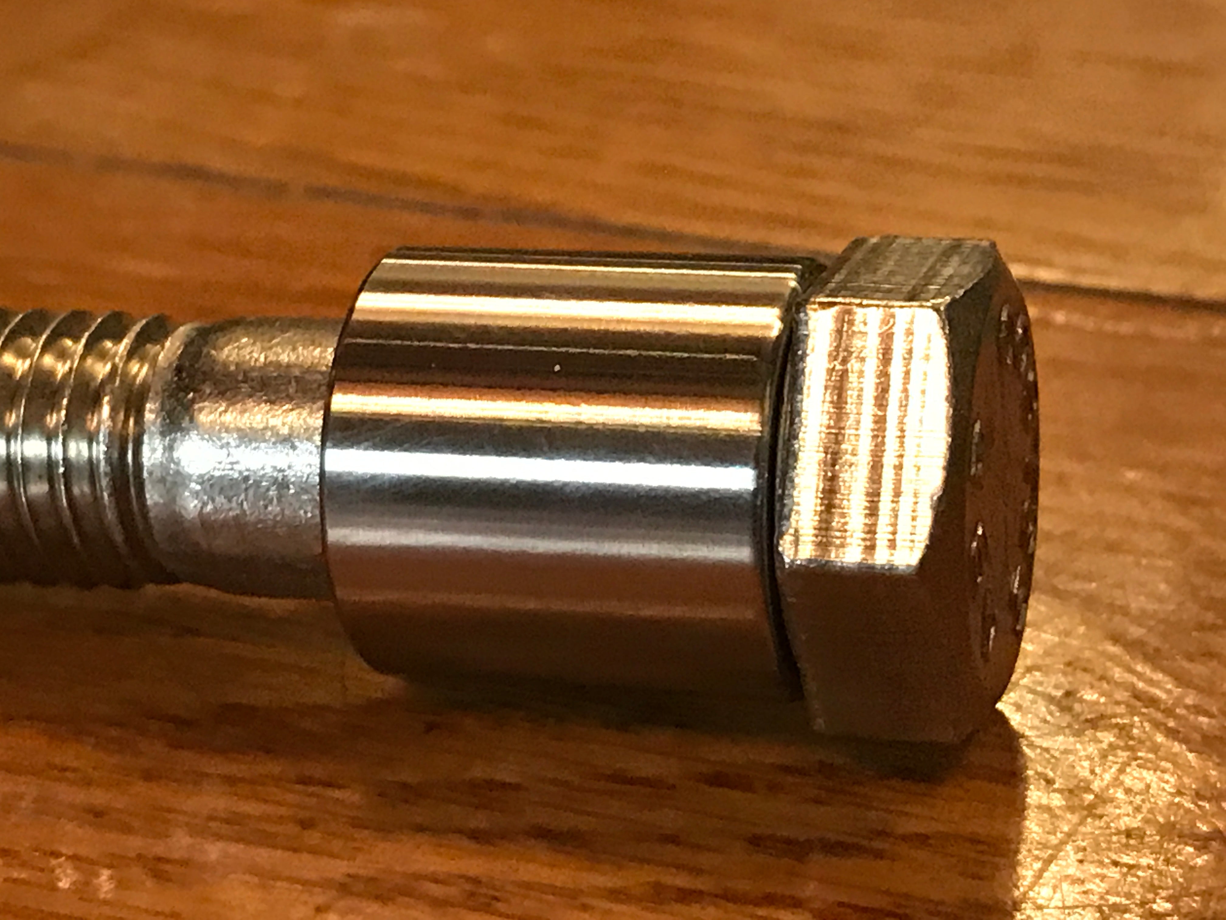 EXTSW .507” ID x .740" OD x 3/4" Long 316 Stainless Spacer