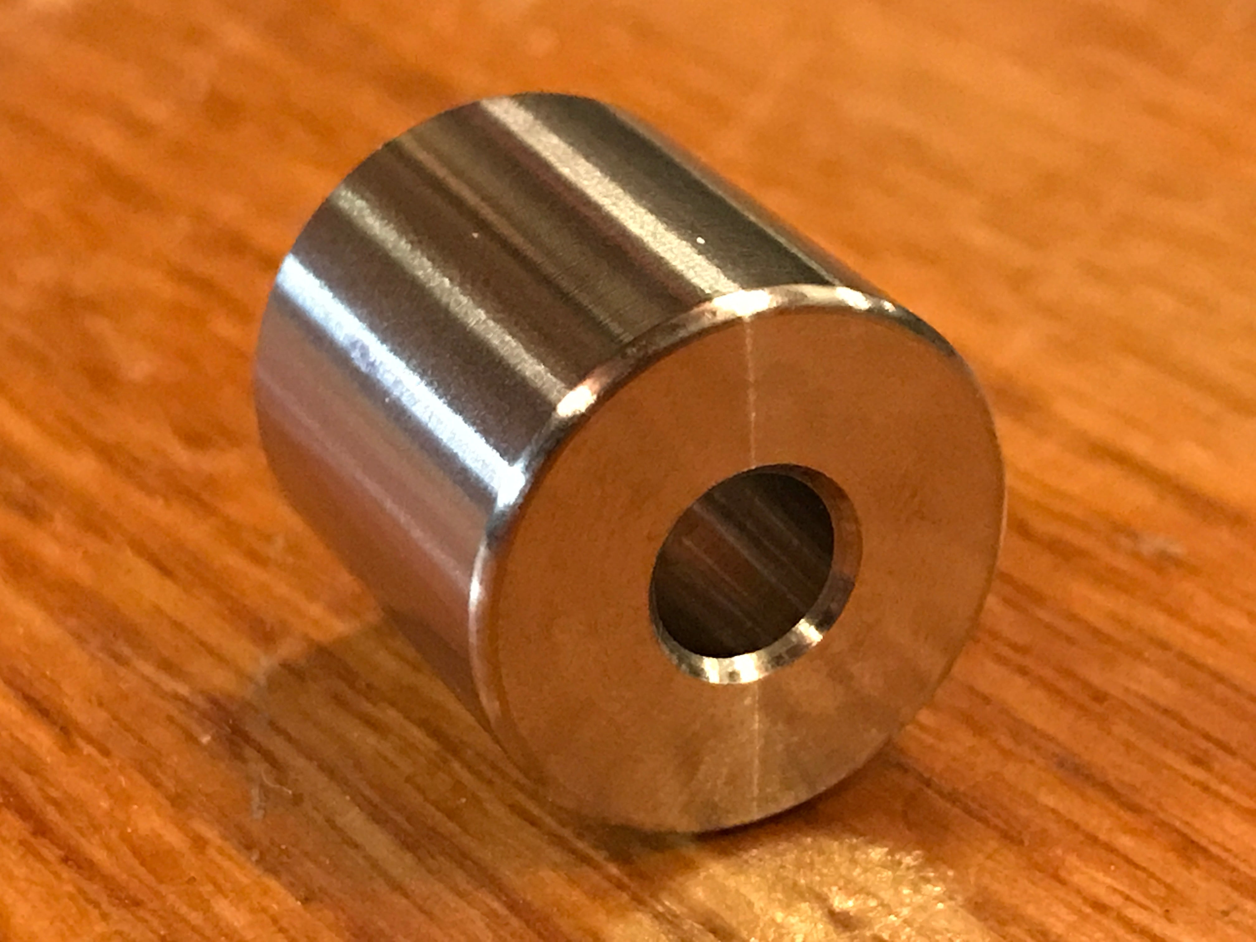 EXTSW .383" ID x .865" OD x 1" Thick 316 Stainless Steel Spacer