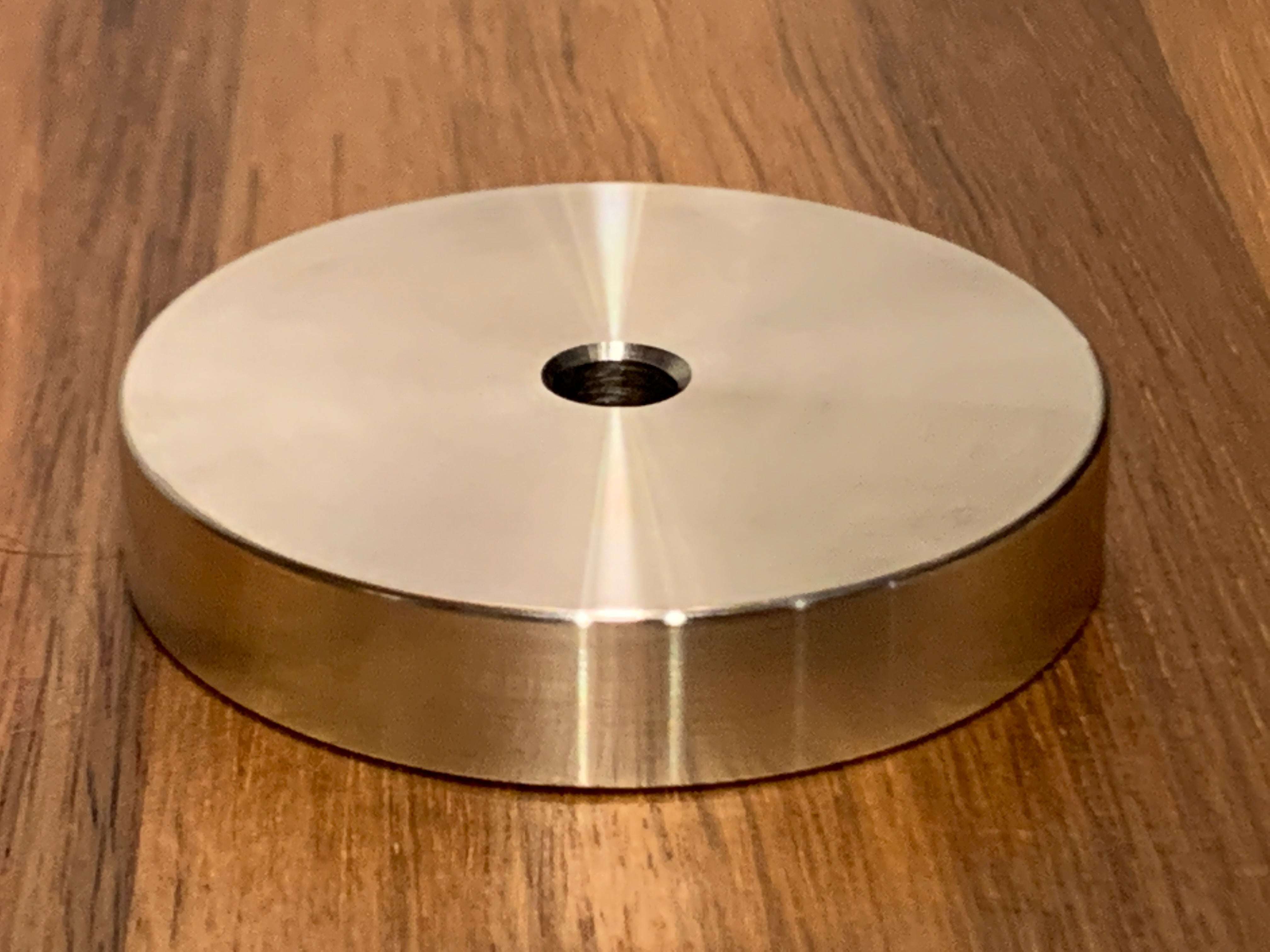 EXTSW .257” ID x 1.990" OD x 3/8” Long 316 Stainless Spacer
