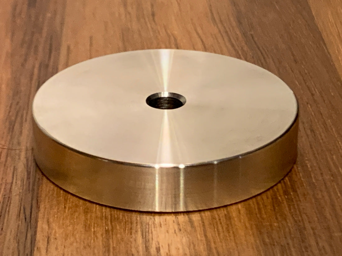 EXTSW .257” ID x 1.990" OD x 3/8” Long 316 Stainless Spacer