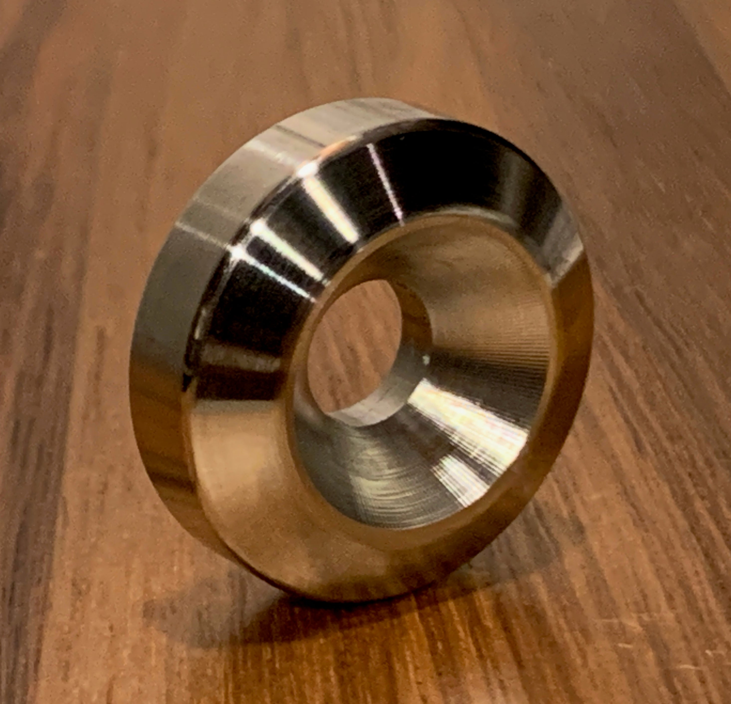 EXTSW BEVELED .383” ID x 1.240" OD x 3/8" Thick 316 SS Countersunk Washer