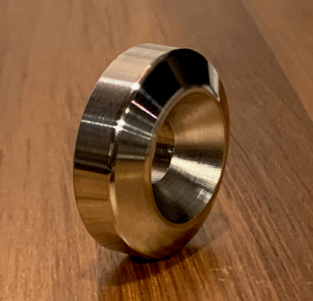 EXTSW BEVELED .383” ID x 1.240" OD x 3/8" Thick 316 SS Countersunk Washer