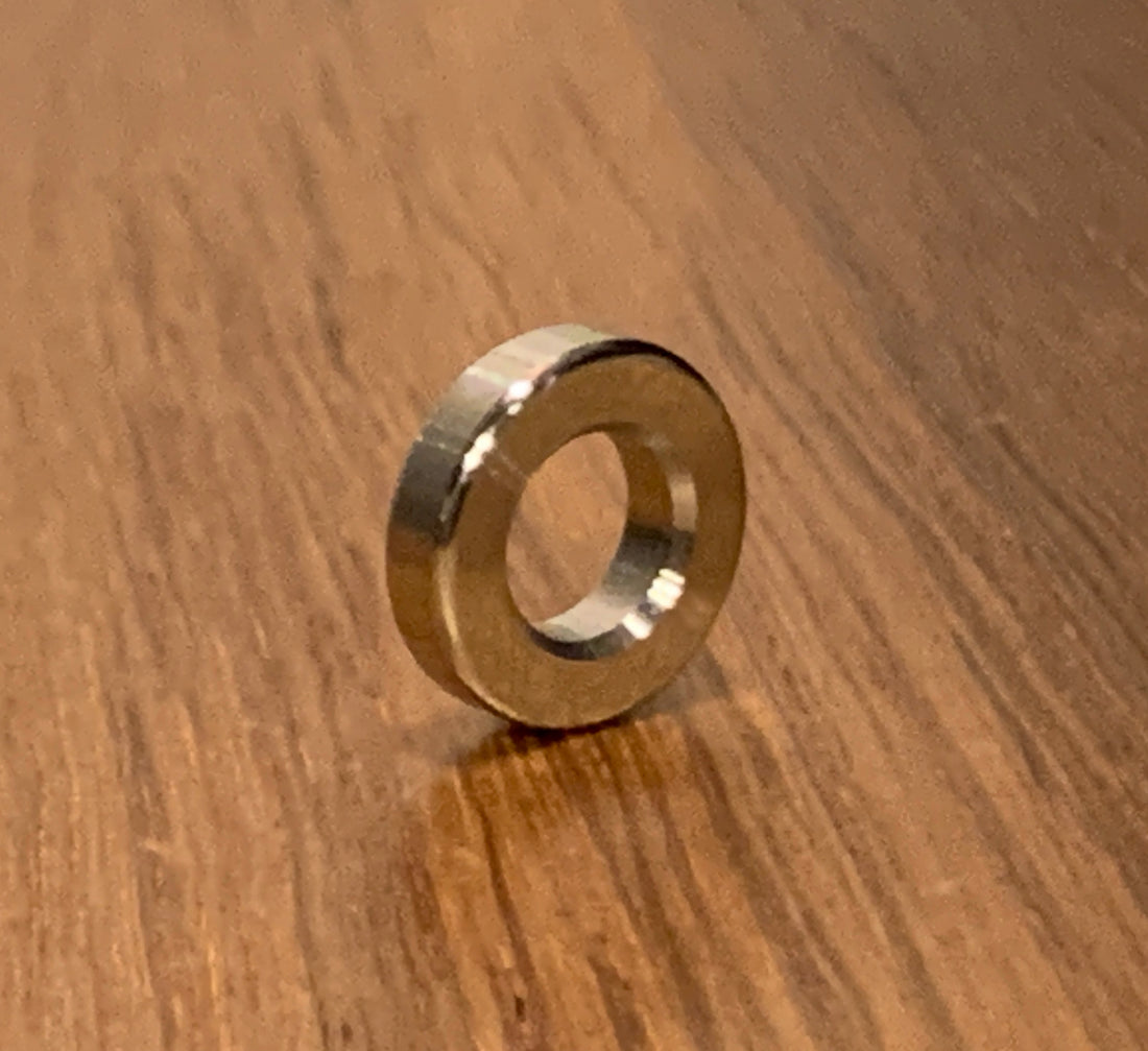 EXTSW .323” ID x .490"  x 1/8” thick 316 Stainless Spacer