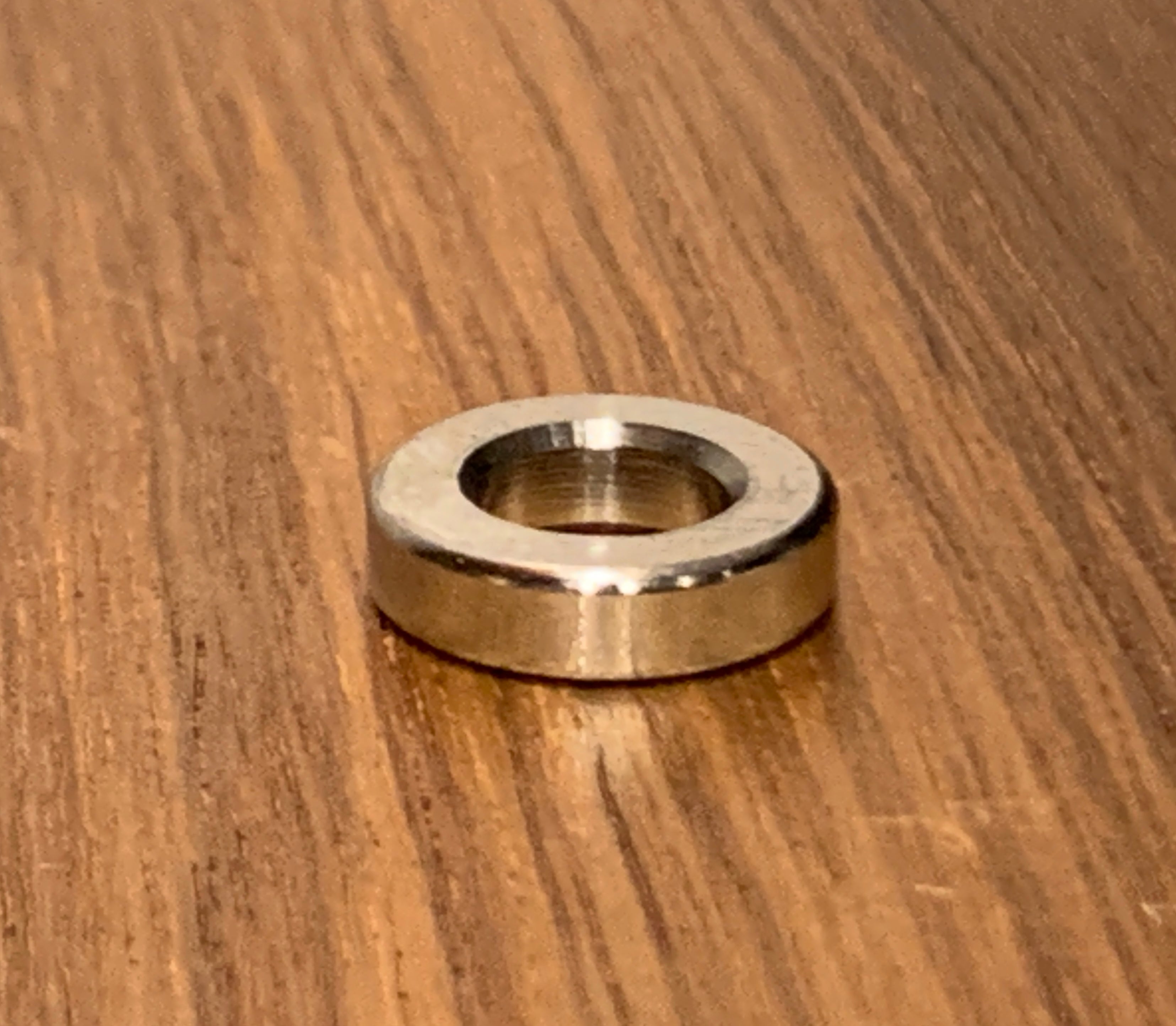 EXTSW .323” ID x .490"  x 1/8” thick 316 Stainless Spacer