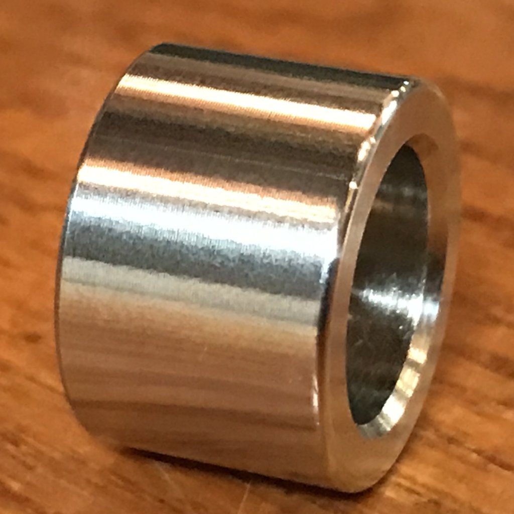 EXTSW 1/2” ID x .740" OD x 1/2" Thick 304 Stainless Spacer
