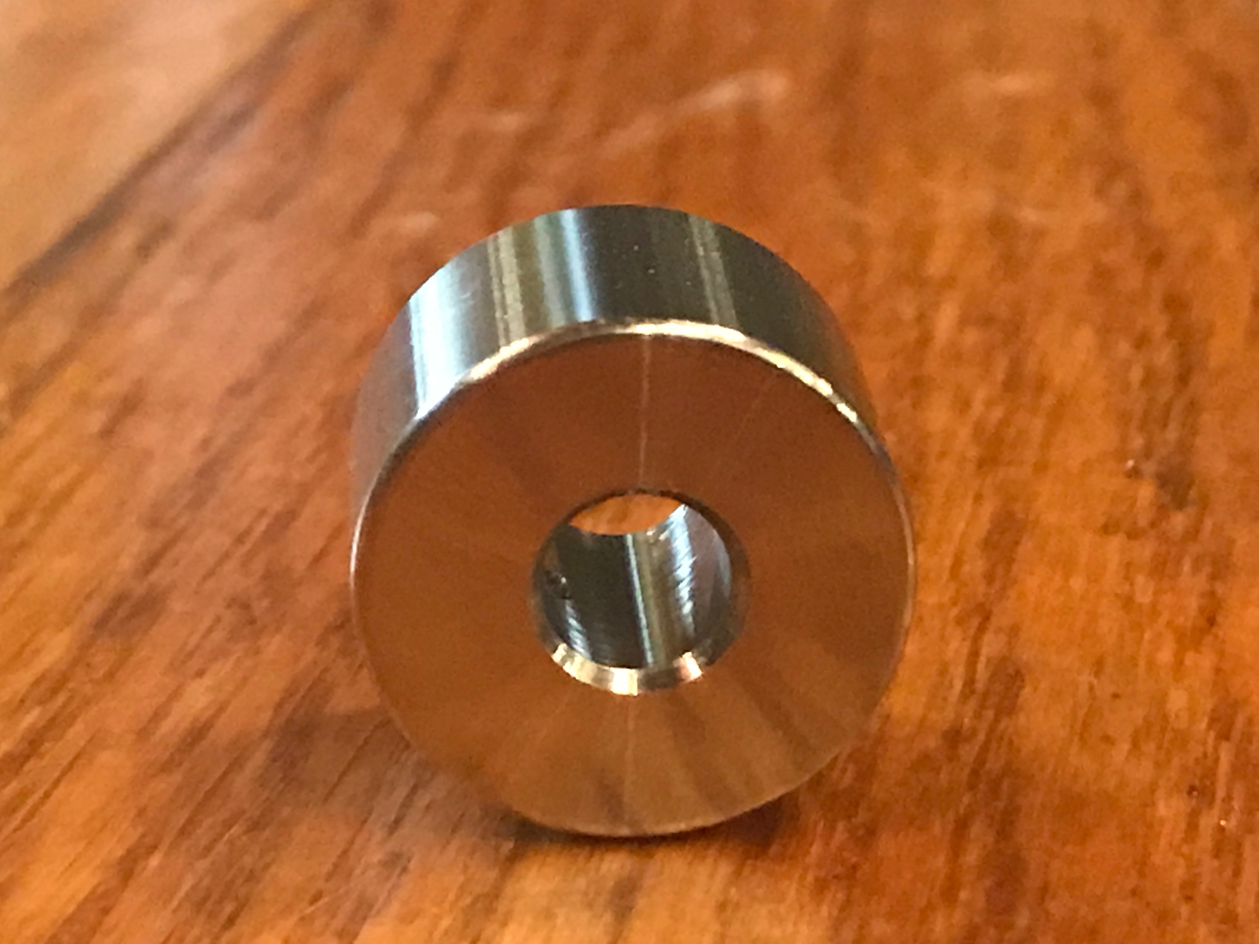 EXTSW .257” ID x .740" OD x 1/2” Long 316 Stainless Spacer