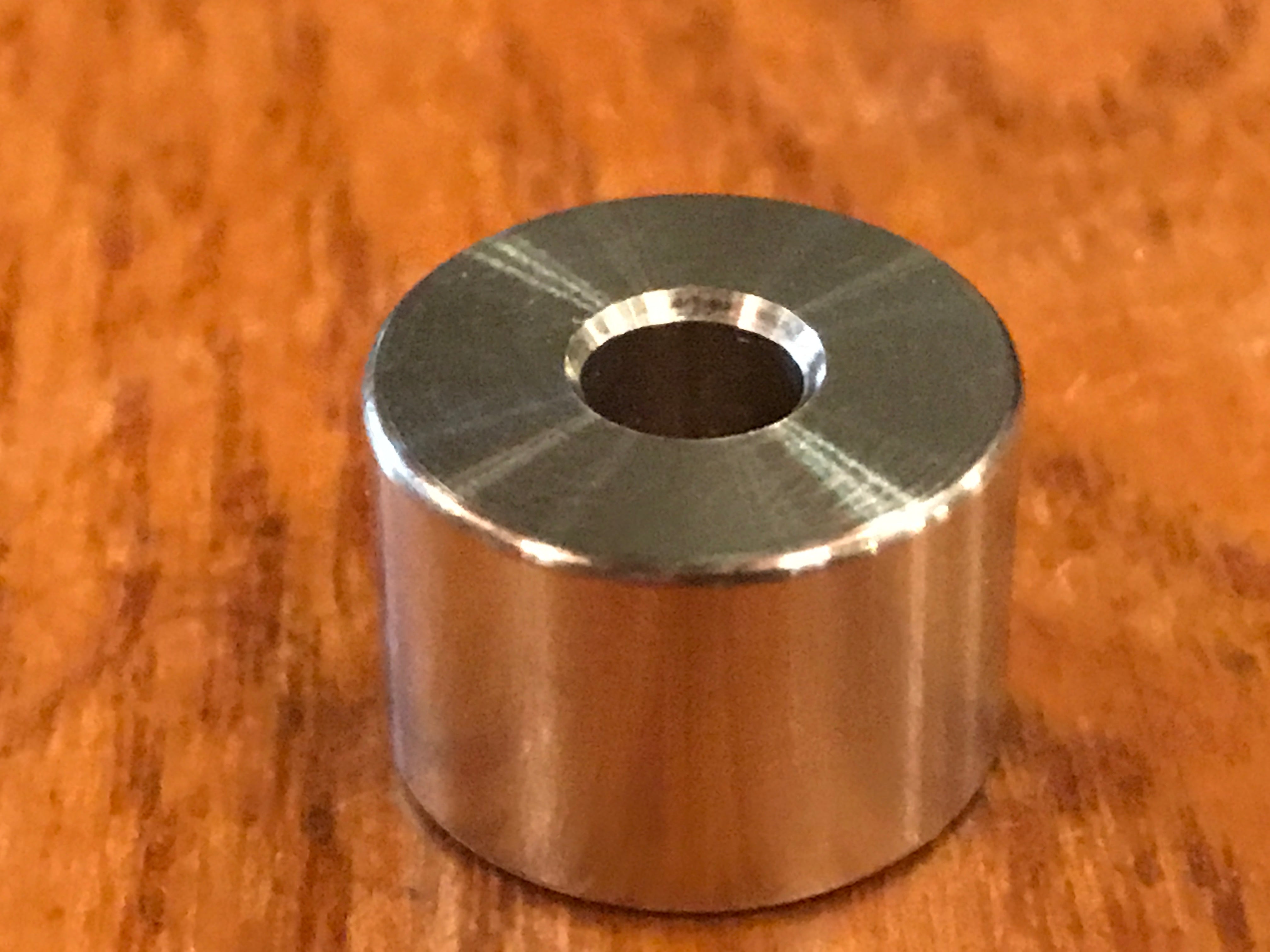 EXTSW .257” ID x .740" OD x 1/2” Thick 304 Stainless Spacer