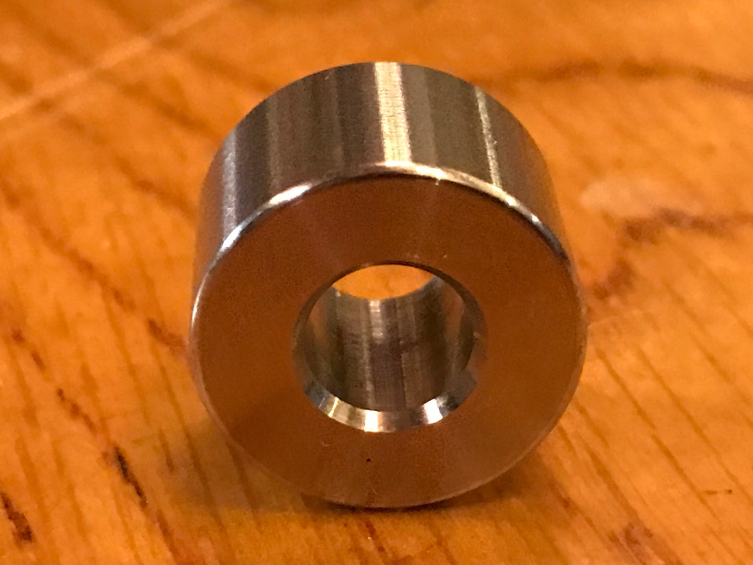 EXTSW .323" ID x .740" OD x 1/2” Thick 316 Stainless Spacer