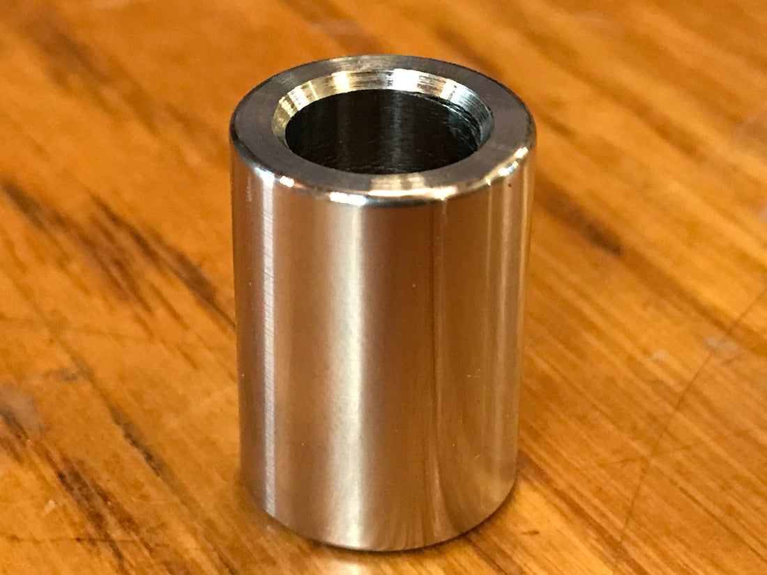 EXTSW .383” ID x .615" OD x 7/8” Thick 316 Stainless Spacer