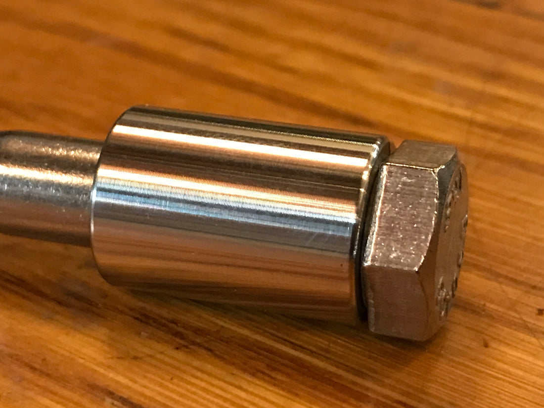 EXTSW .383” ID x .615" OD x 7/8” Thick 316 Stainless Spacer