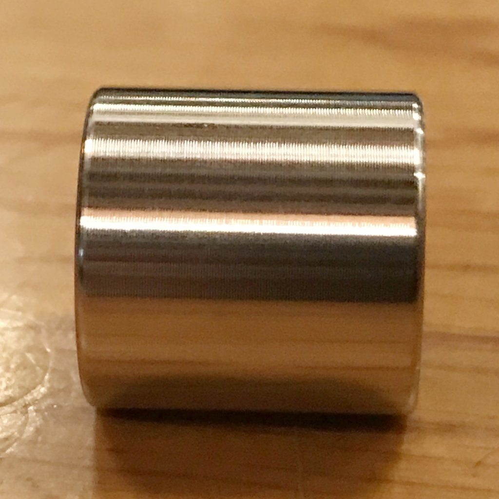 EXTSW .383” ID x .615" OD x 5/8 " Long 304 Stainless Spacer