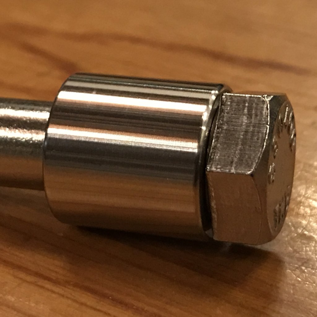 EXTSW .383” ID x .615" OD x 5/8 " Long 304 Stainless Spacer