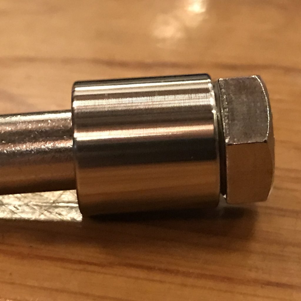 EXTSW .383” ID x .615" OD) x 5/8” Thick 316 Stainless Spacer
