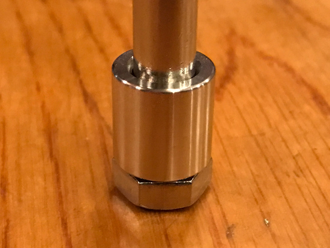 EXTSW .383” ID x .615" OD x 5/8 " Long 304 Stainless Spacer
